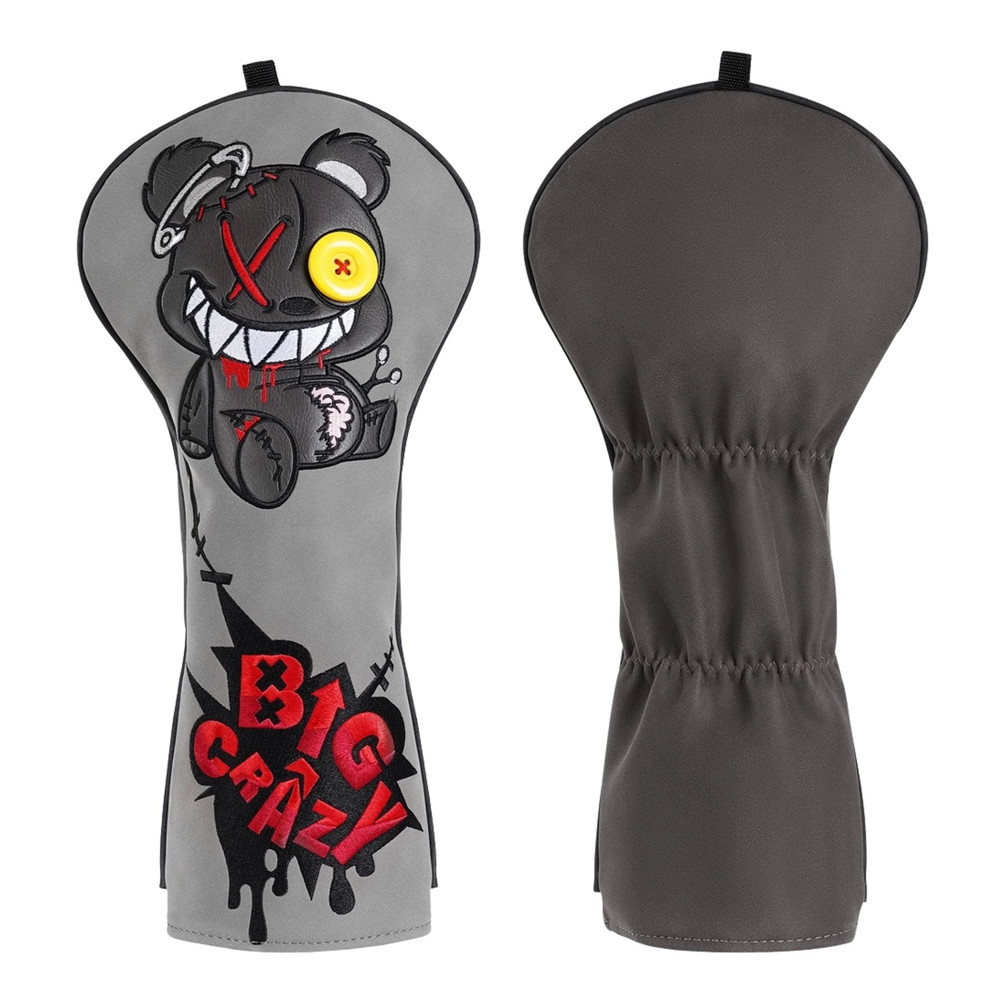 Emroydered Headcovers Crazy Bear Driver Headcover