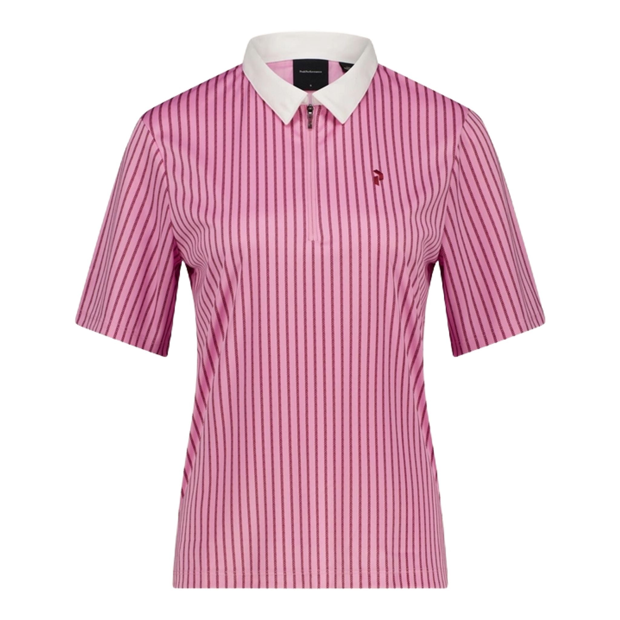 Peak Performance Graphic Zip Polo Damen