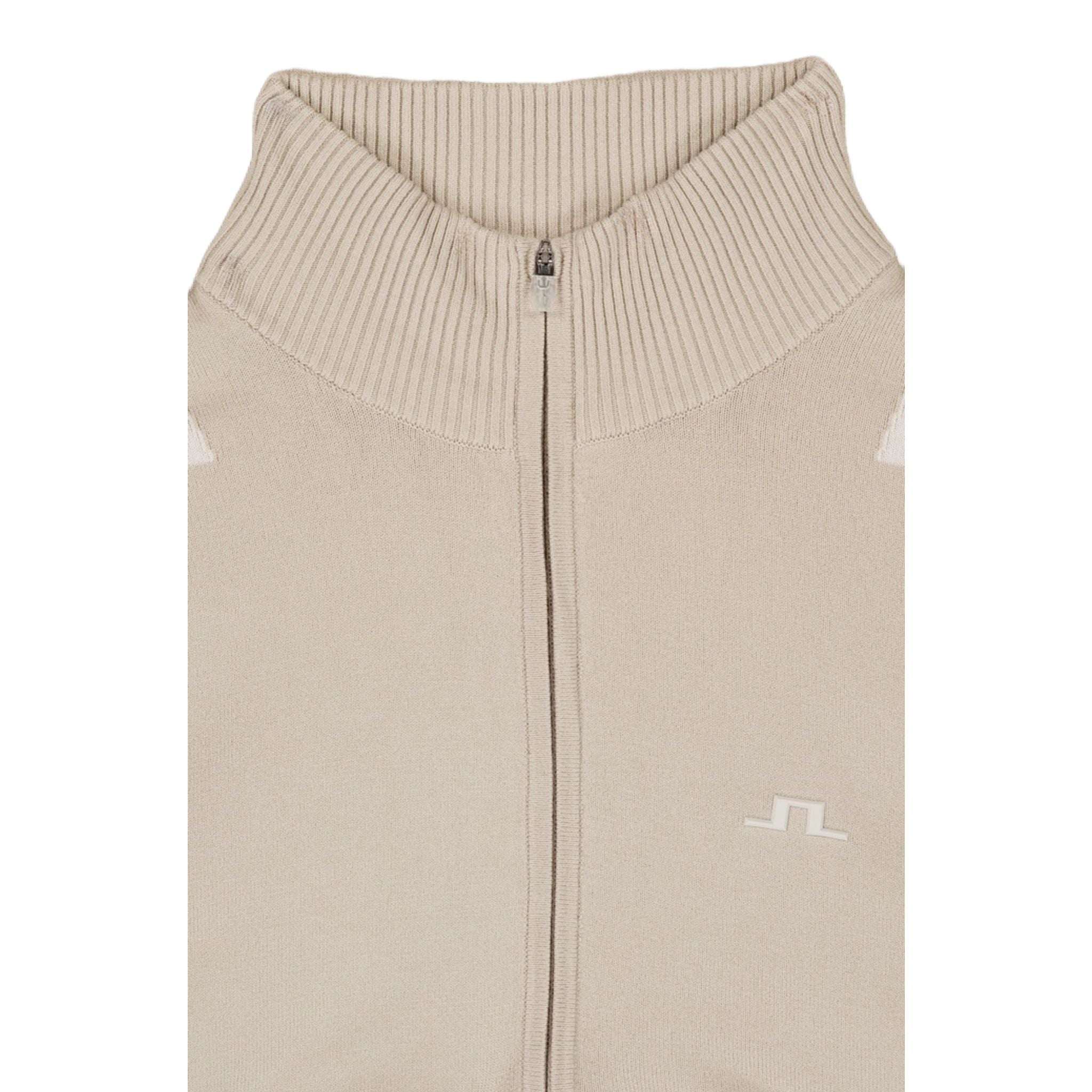 J. Lindeberg Bianca pletený sveter so zipsom pre ženy