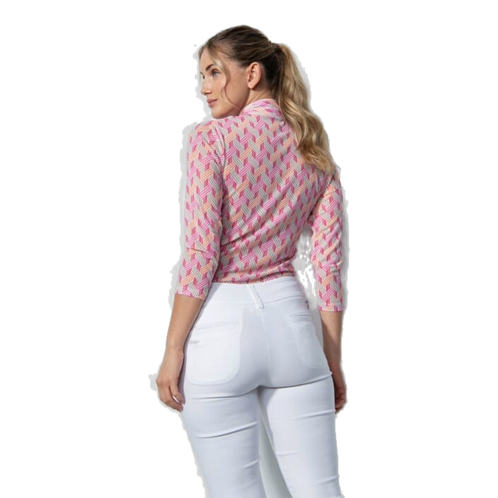 Daily Sports Digne Mesh 3/4 Sleeves Polo Shirt Damen