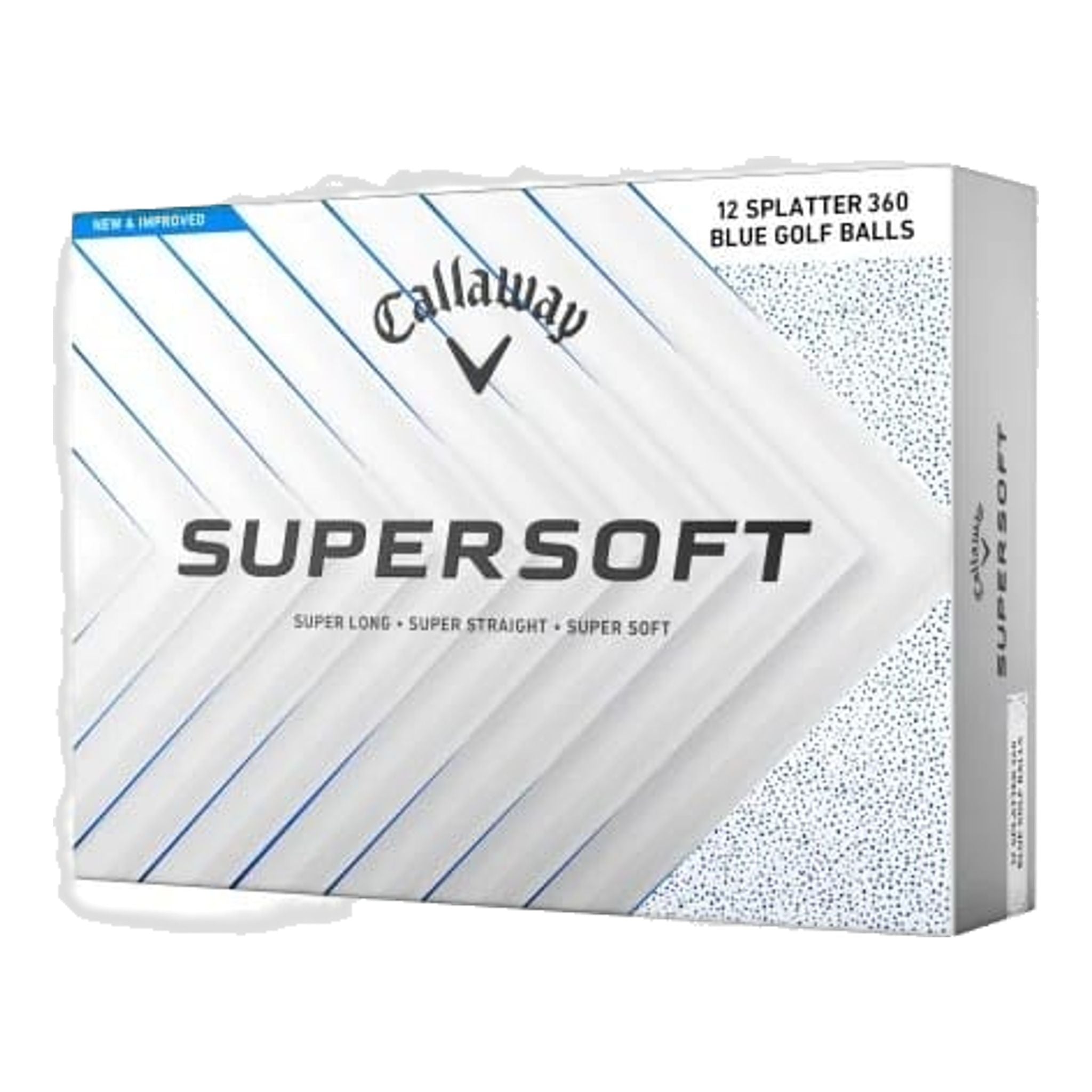 Golfové loptičky Callaway Supersoft 25 Splatter