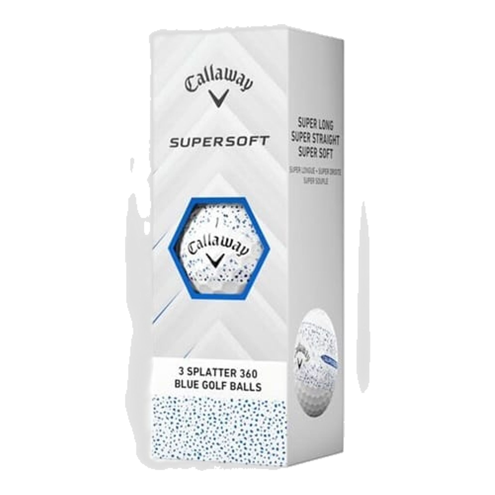 Golfové loptičky Callaway Supersoft 25 Splatter