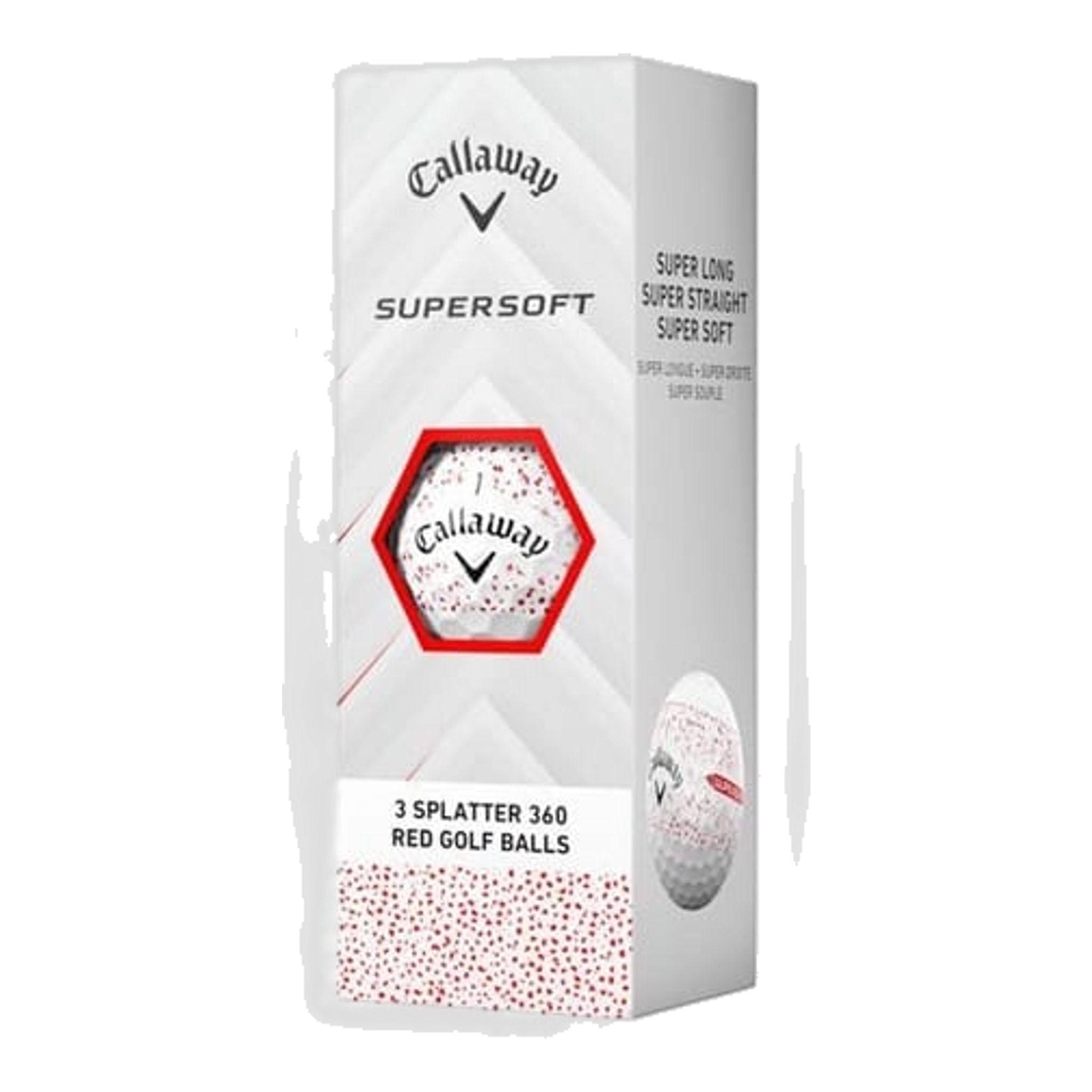 Golfové loptičky Callaway Supersoft 25 Splatter