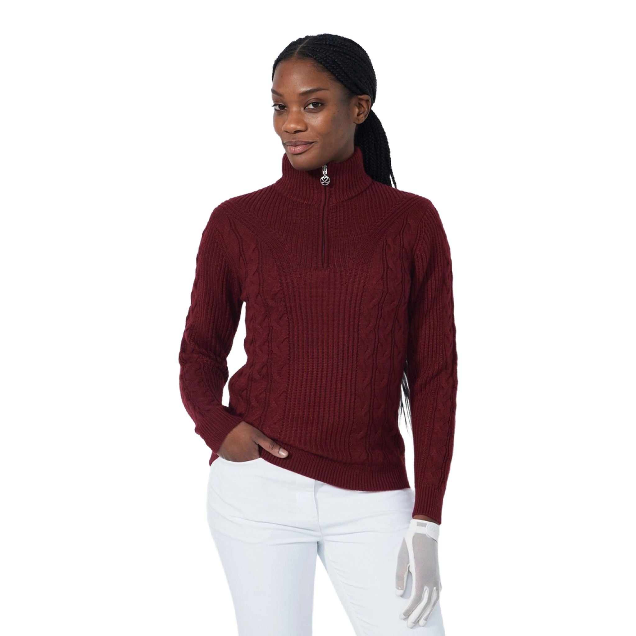 Daily Sports Lined Cable Pullover Damen