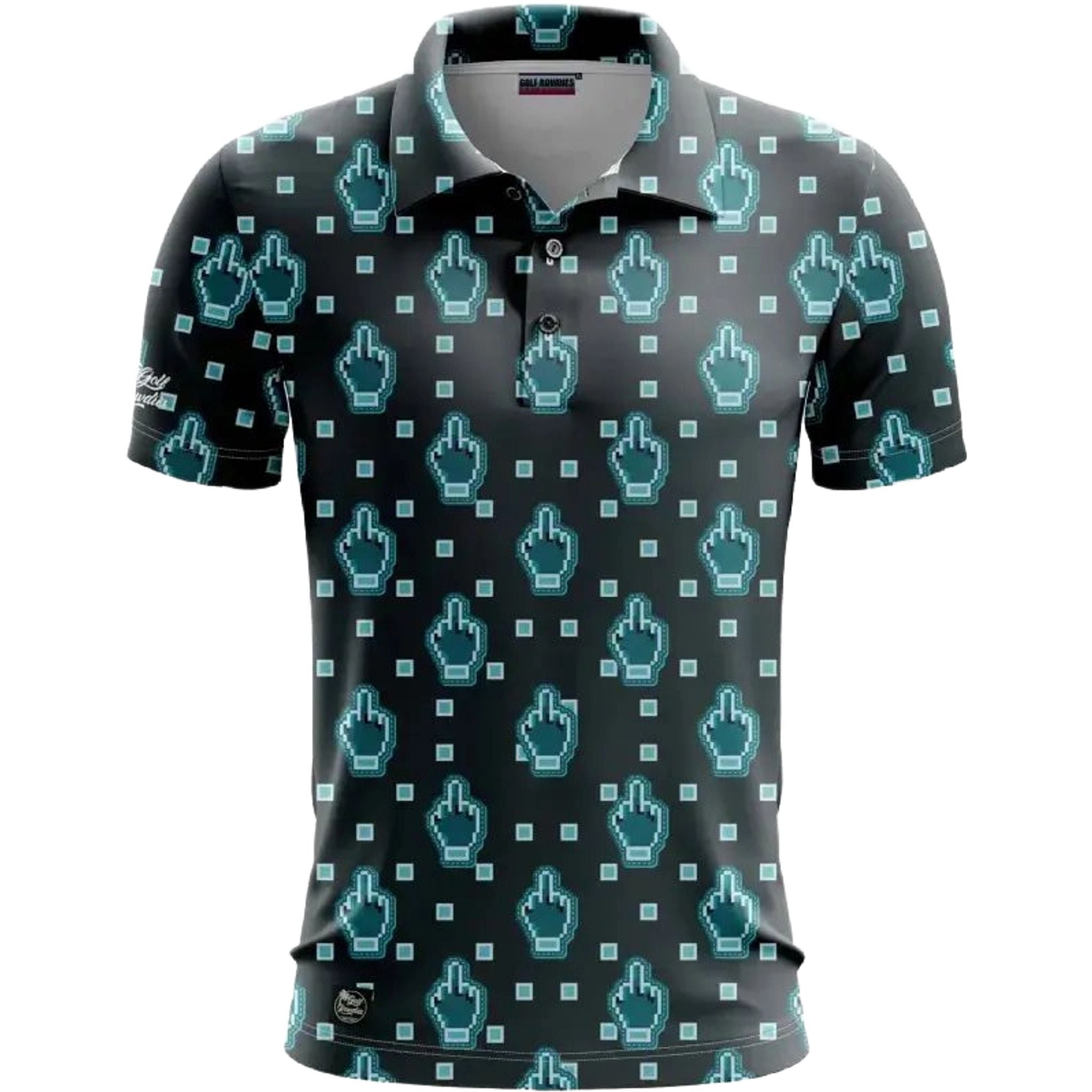 Golf Rowdies Middlefinger Polo Herren