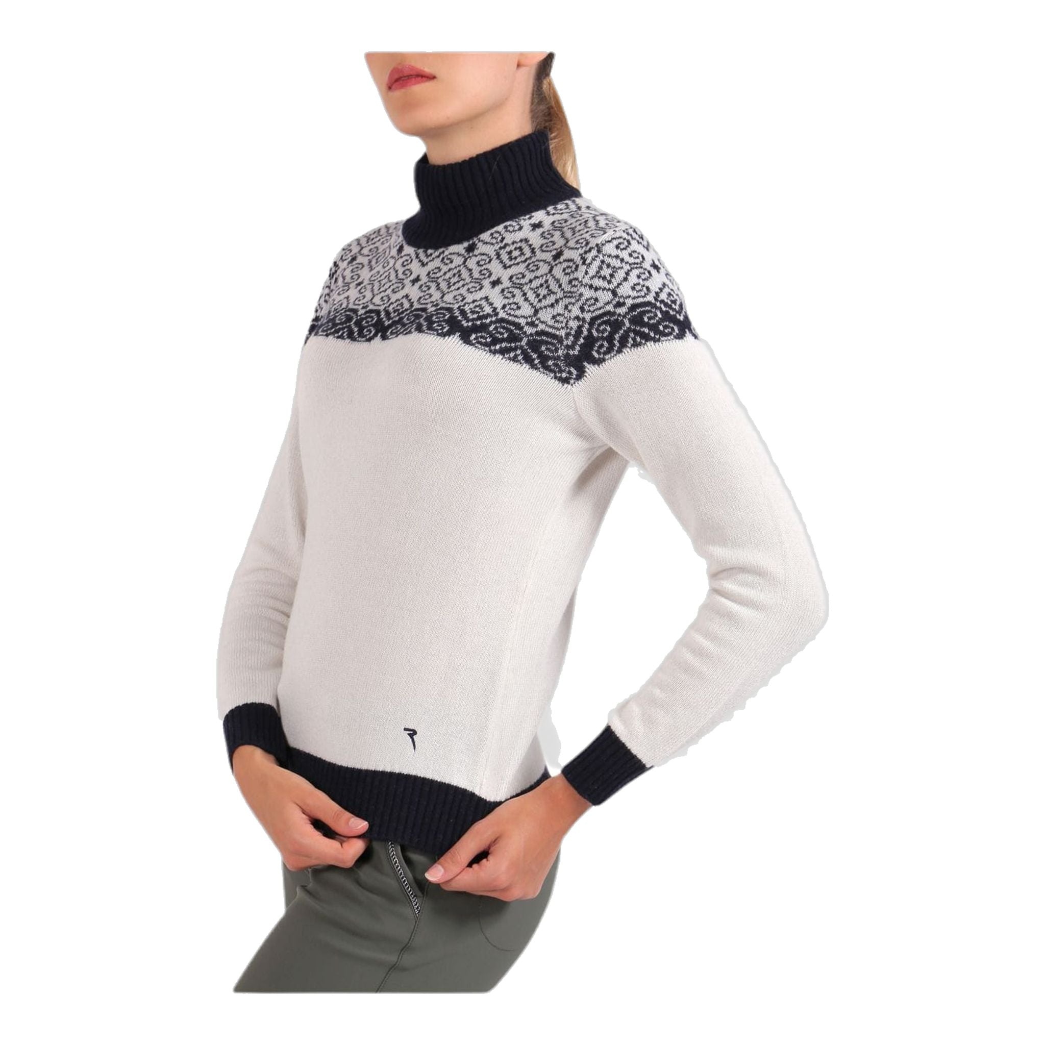 Chervo W Pullover Naka Weiß Damen