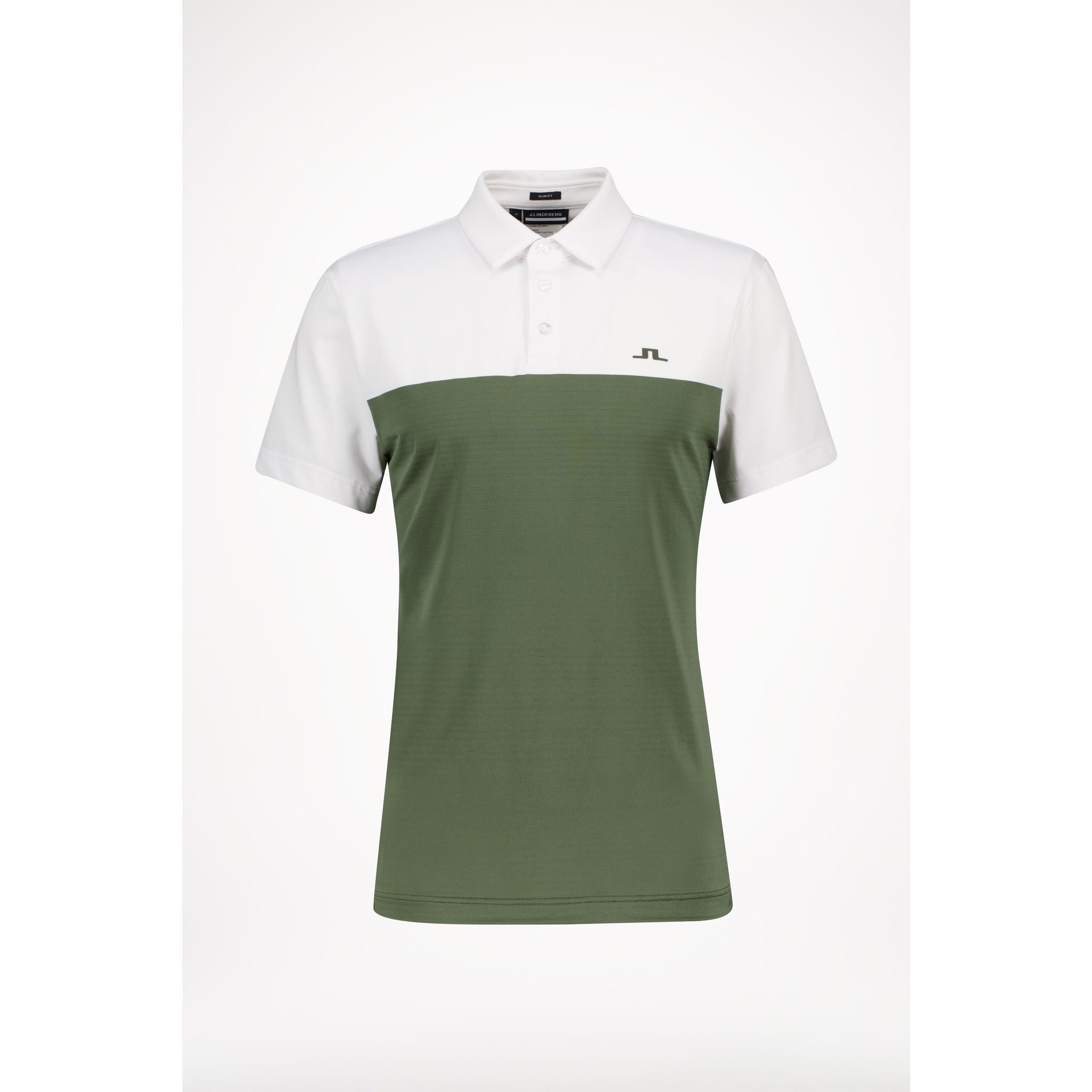 J. Lindeberg M Owen Slim Fit SS Polo Thyme Green Herren