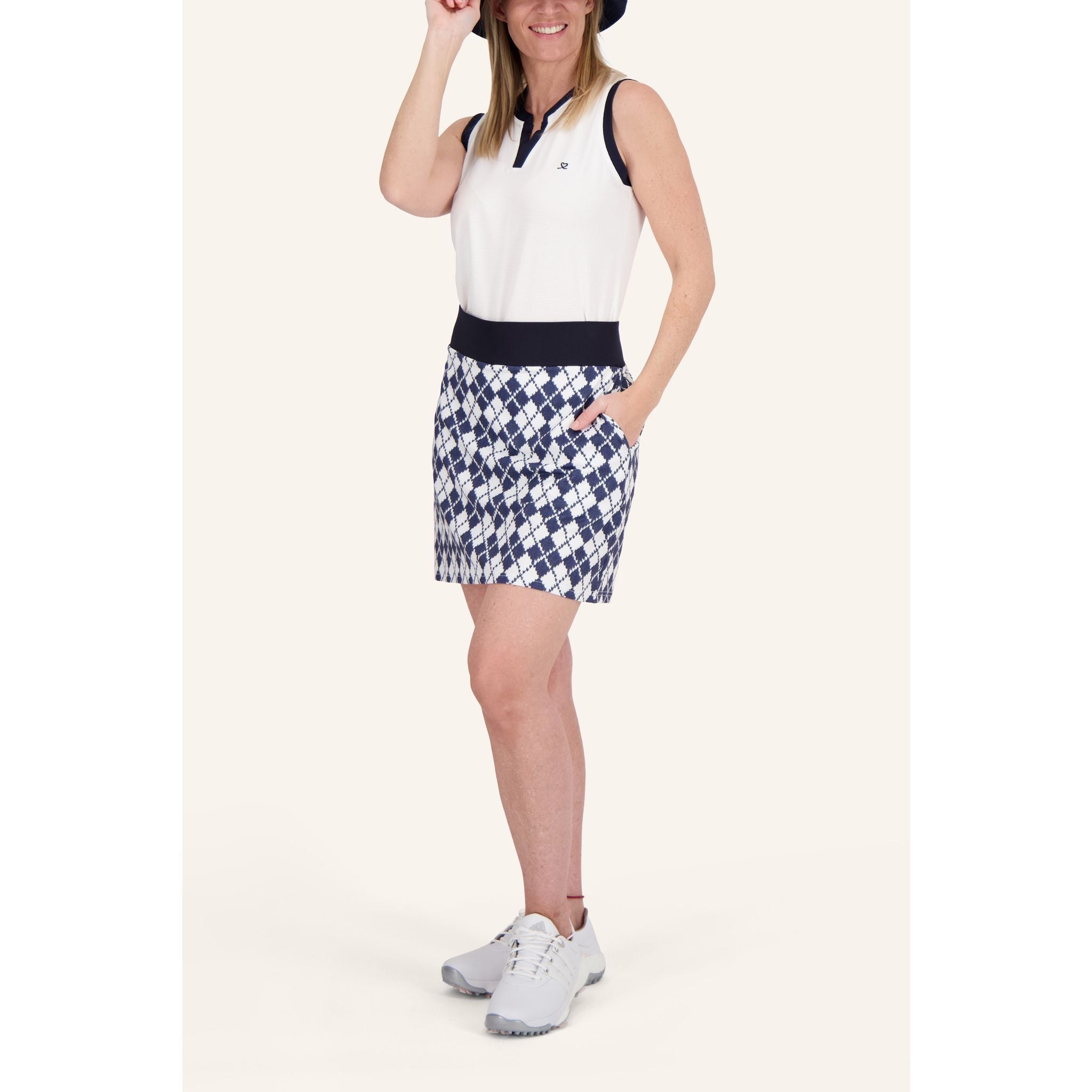 Daily Sports Abruzzo Argyle Skort Damen