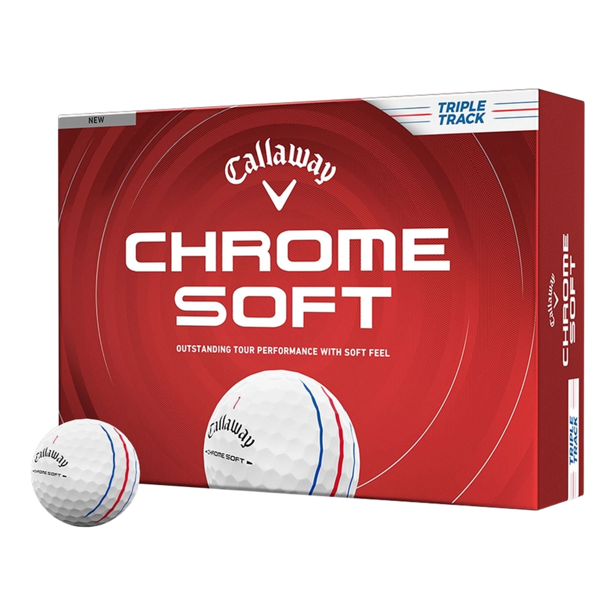Golfové loptičky Callaway Chrome Soft Triple Track (2026)