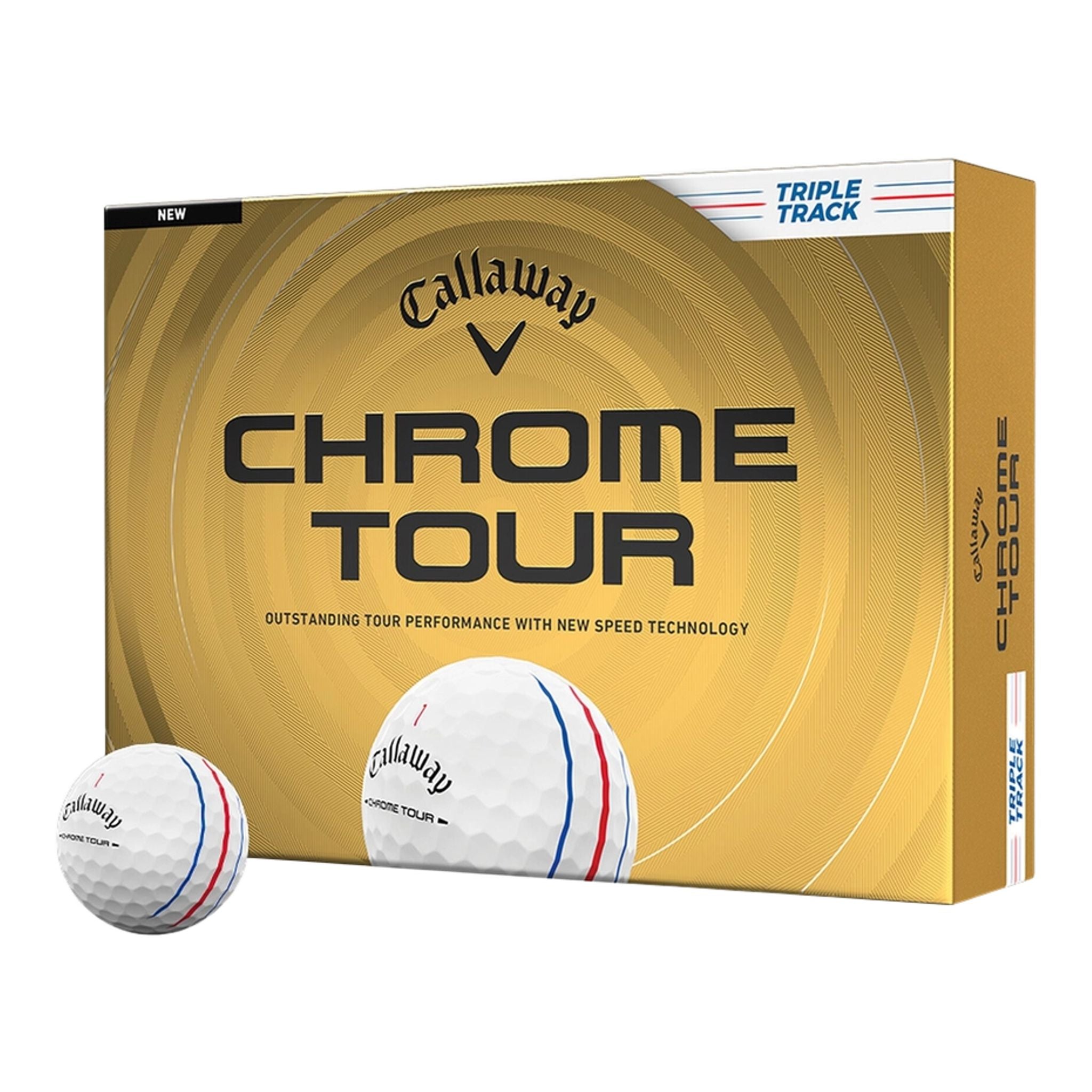 Golfové loptičky Callaway Chrome Tour Triple Track (2026)