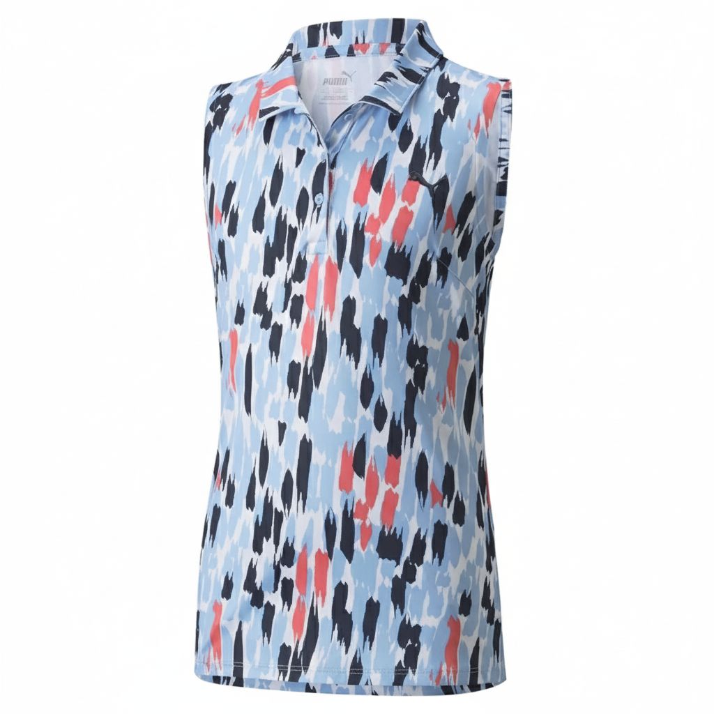 Puma Cloudspun Three Brush Sleeveless Polo Damen