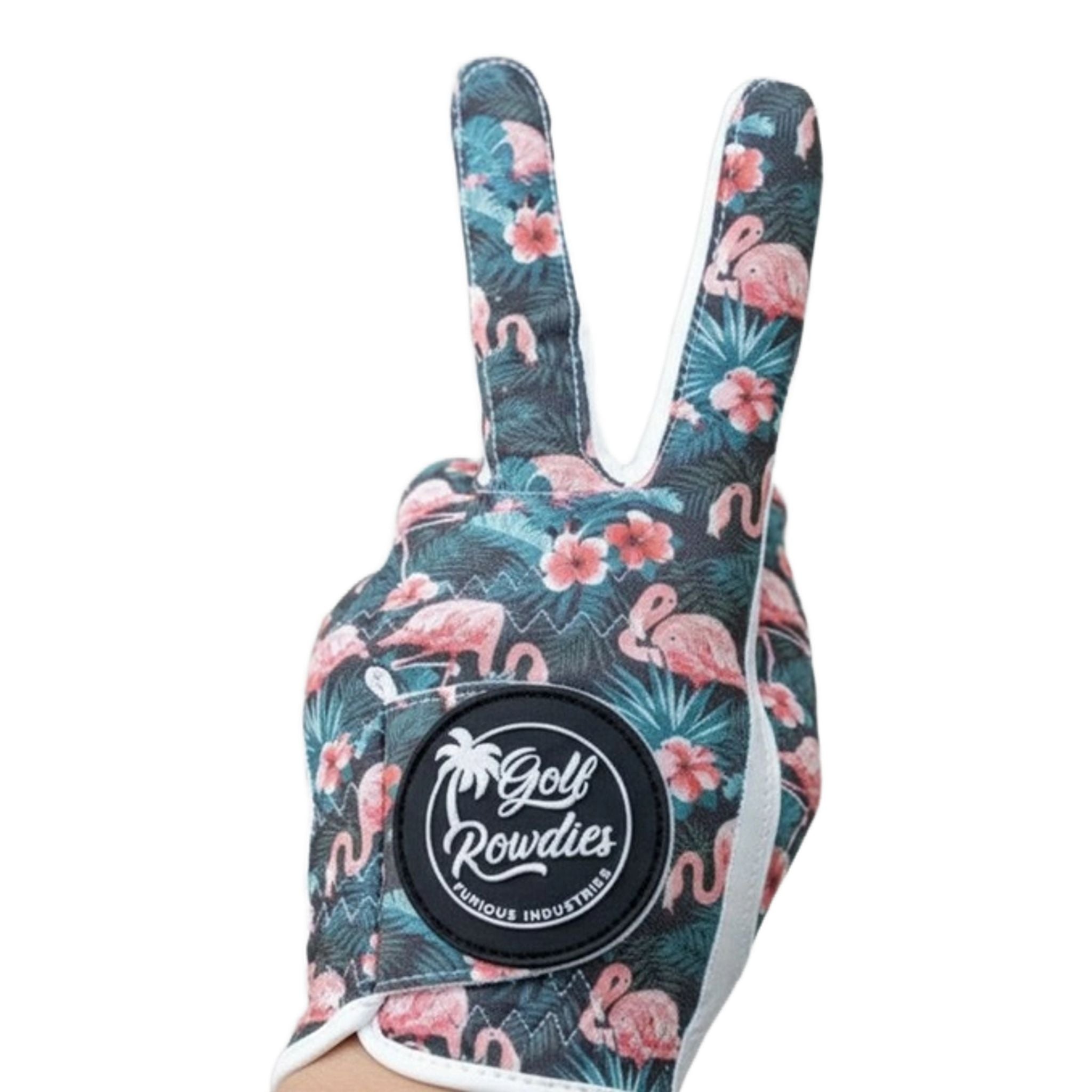 Golf Rowdies Flamingo Handschuh Damen