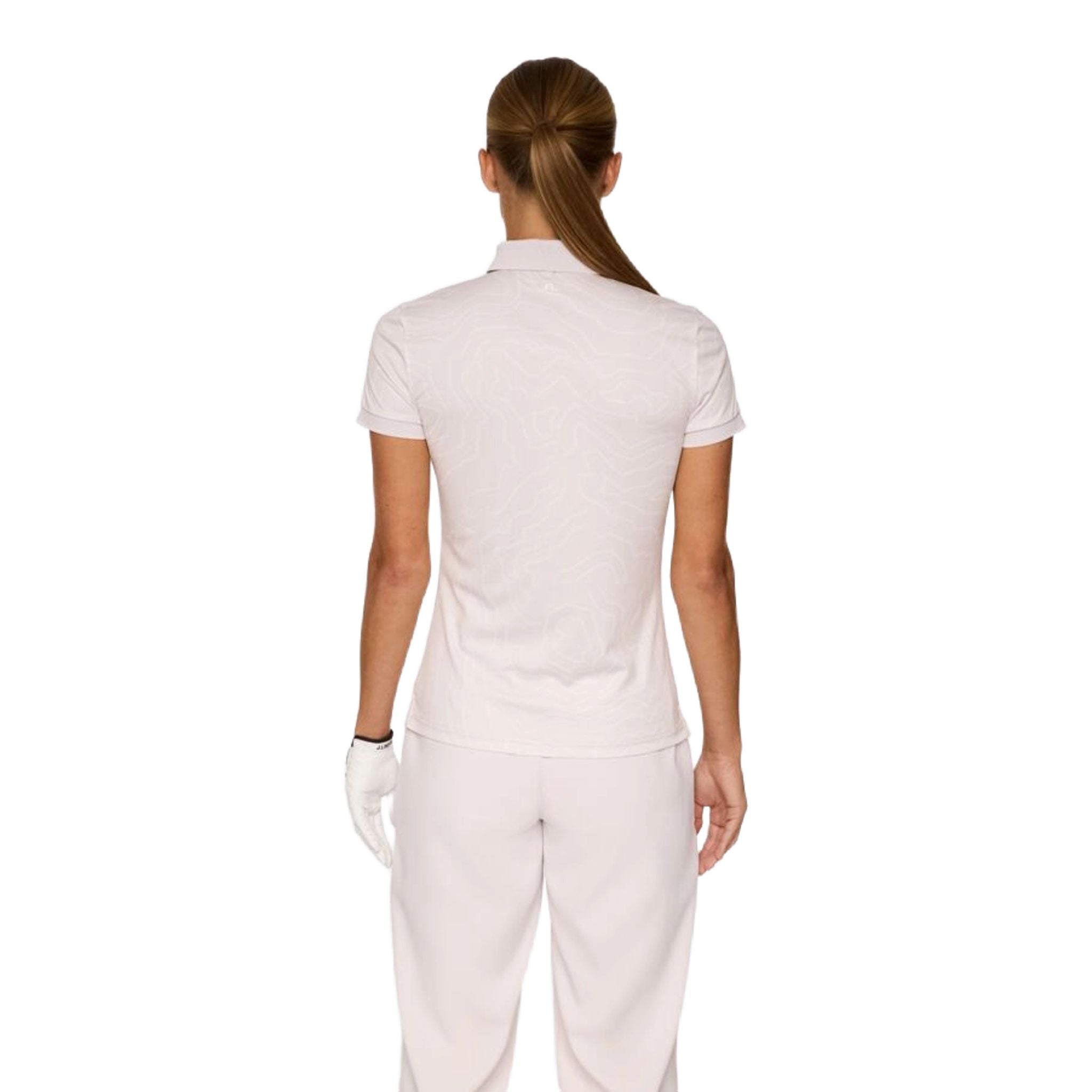 J. Lindeberg Tour Tech Print Polo Damen