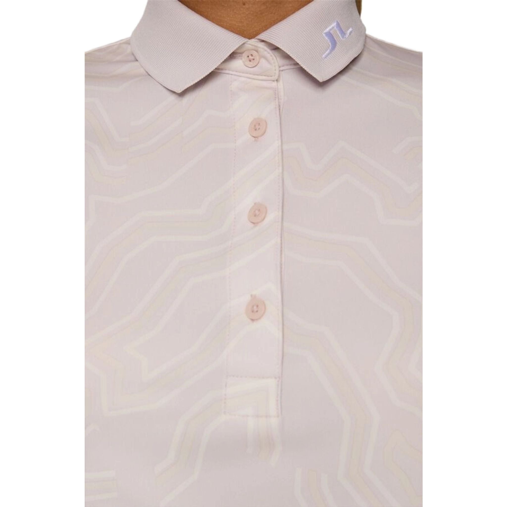J. Lindeberg Tour Tech Print Polo Damen