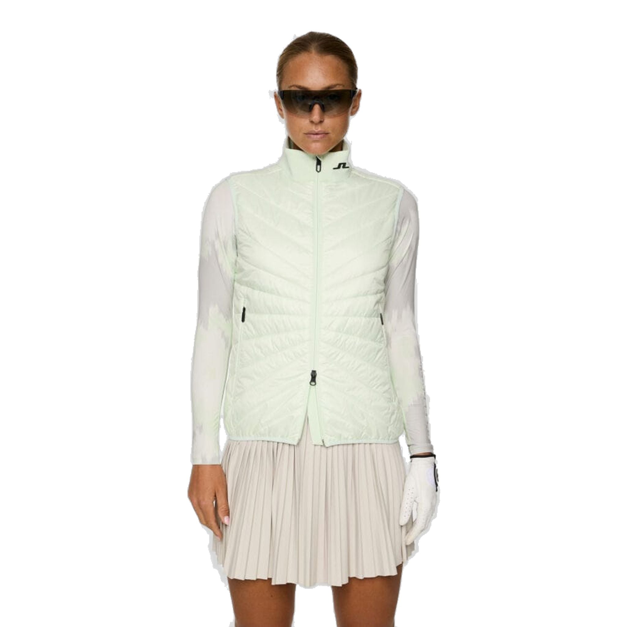 Dámska hybridná vesta J. Lindeberg Madde Quilt