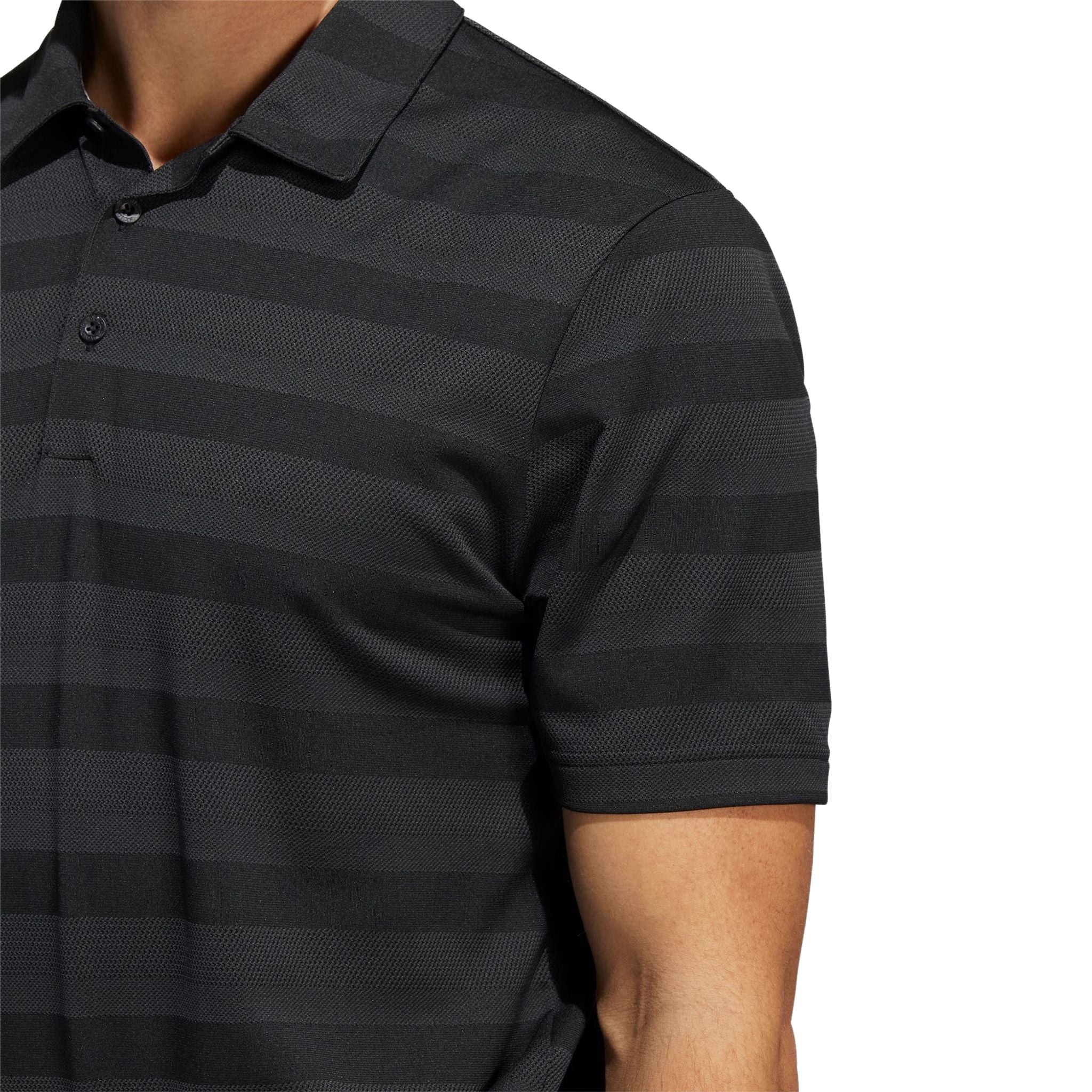Adidas Two-Color Striped Poloshirt Herren