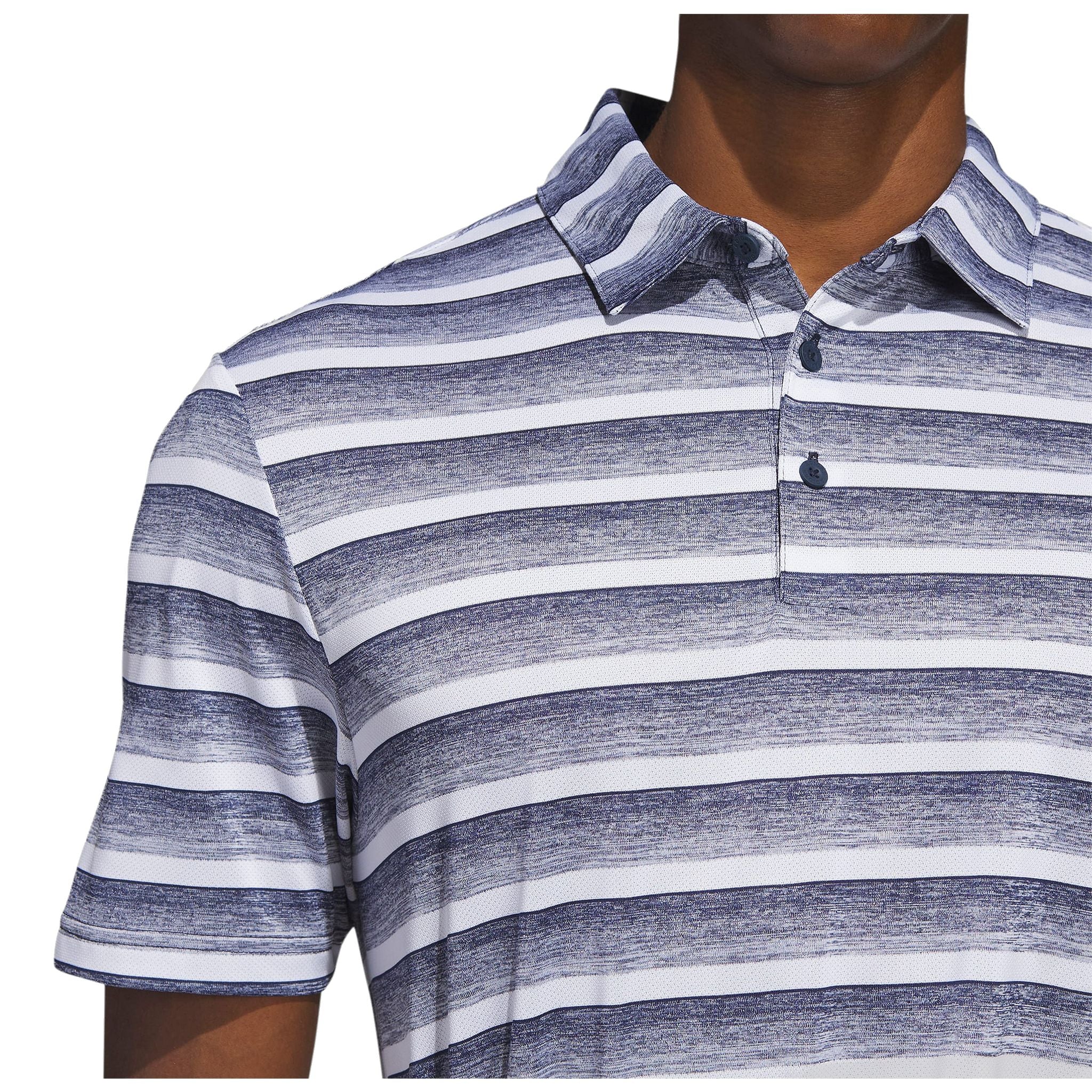 Adidas Two-Color Stripe Poloshirt Herren