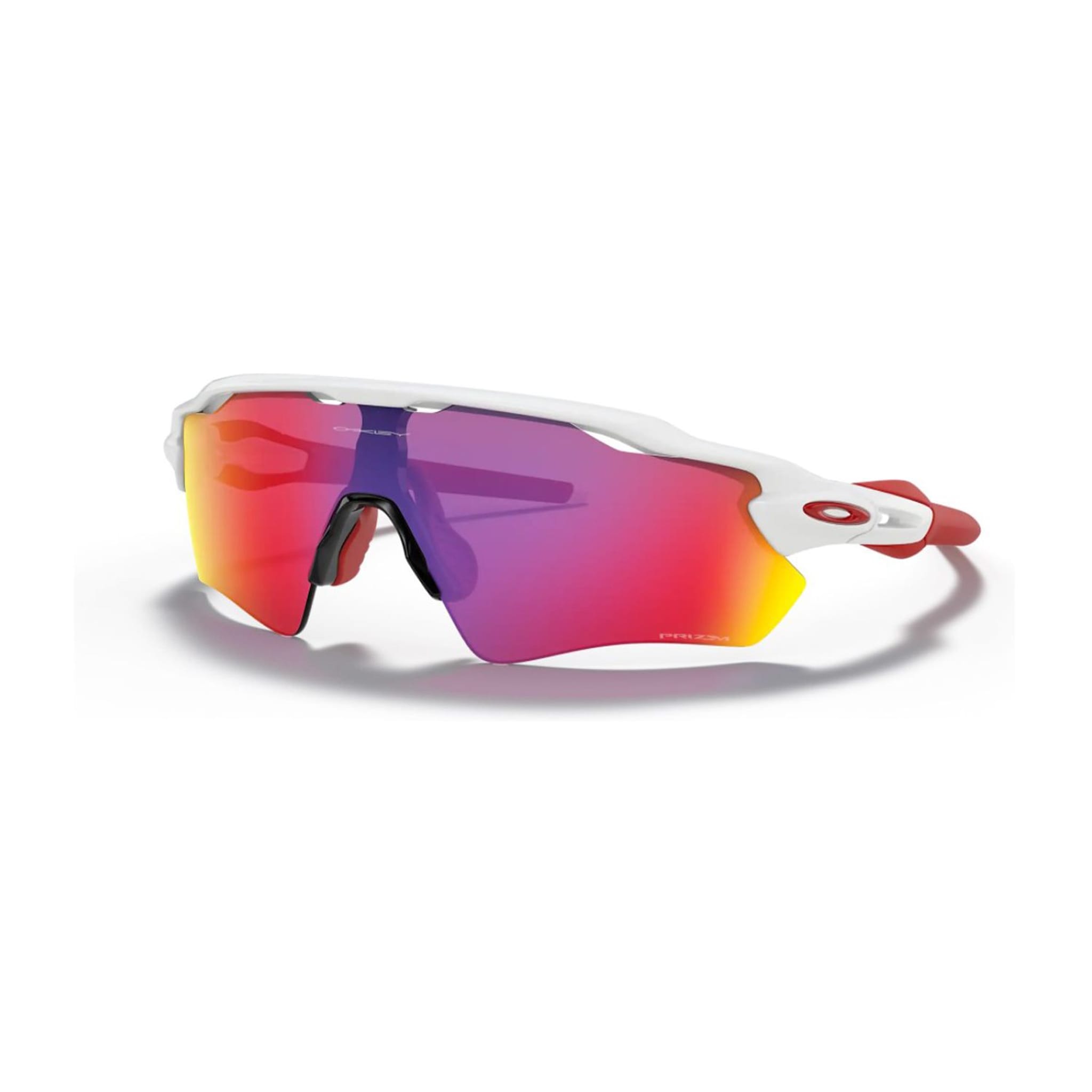 Oakley M Radar EV Path Polished White Prizm Road Herren
