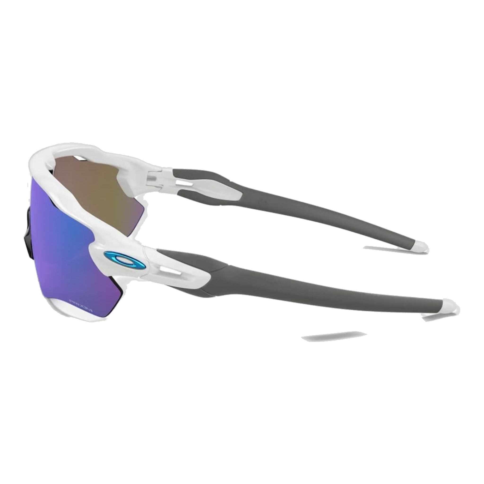 Oakley M Radar EV Path Polished White Prizm Sapphire Herren