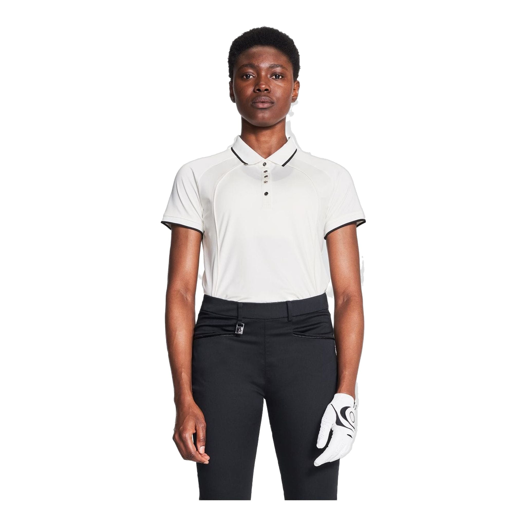 Röhnisch Poloshirt Poppy Light Cream Damen