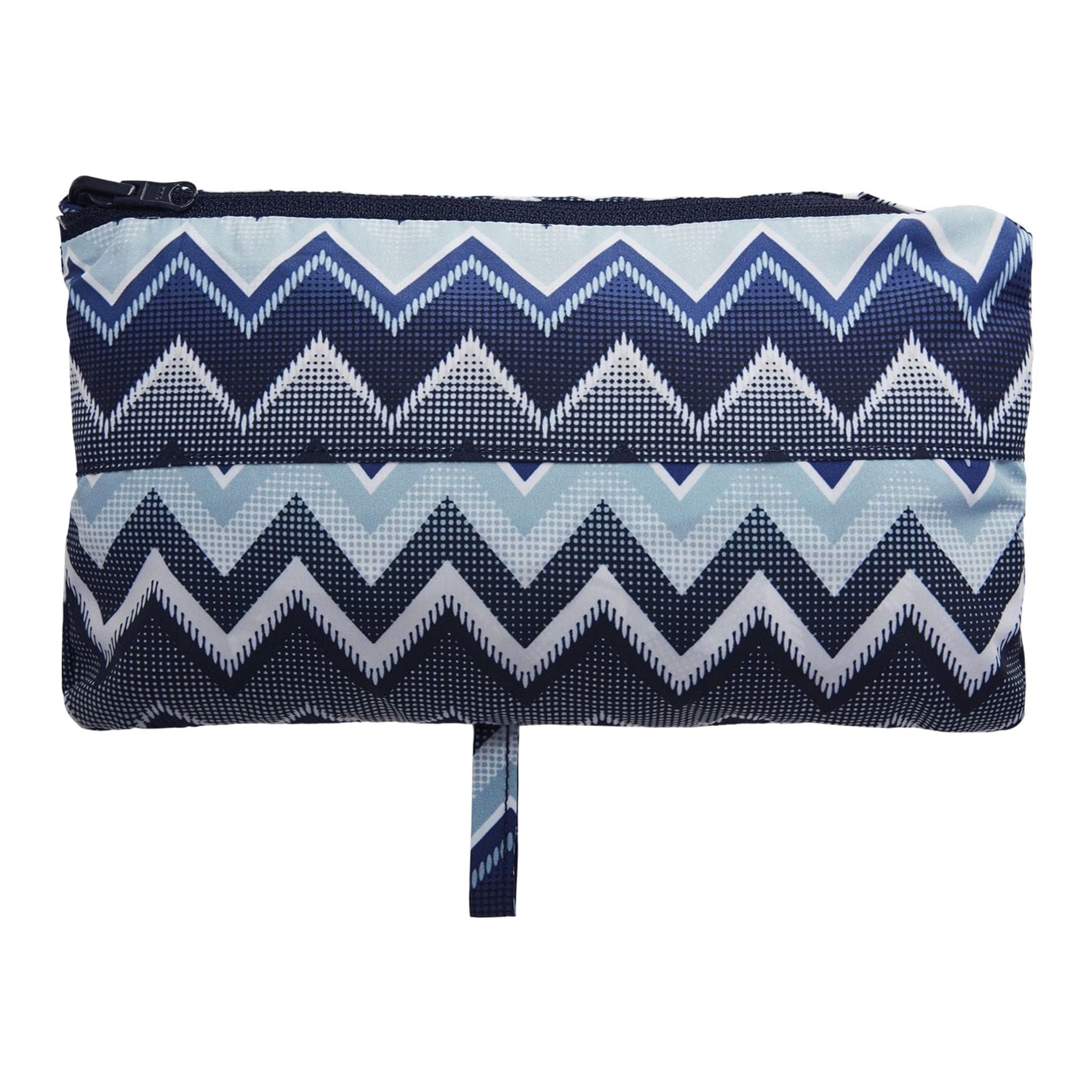 Röhnisch Pocket SS Wind Jacket Zigzag Blue Damen