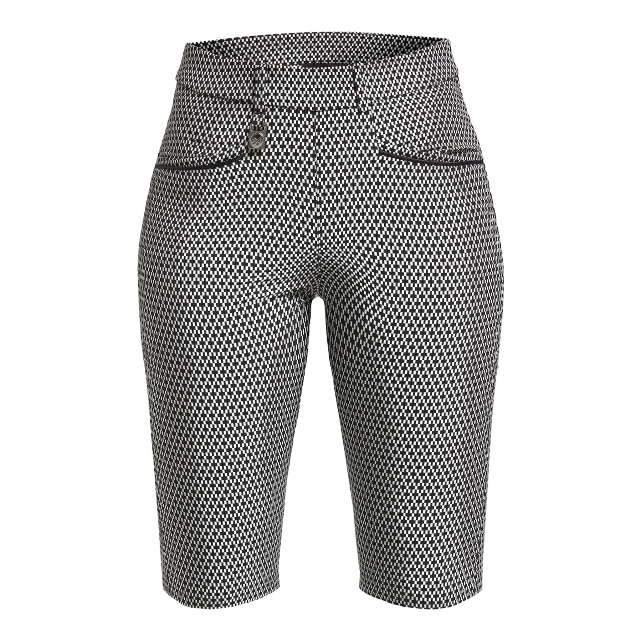 Röhnisch Bermuda Smooth Black/White Check Damen