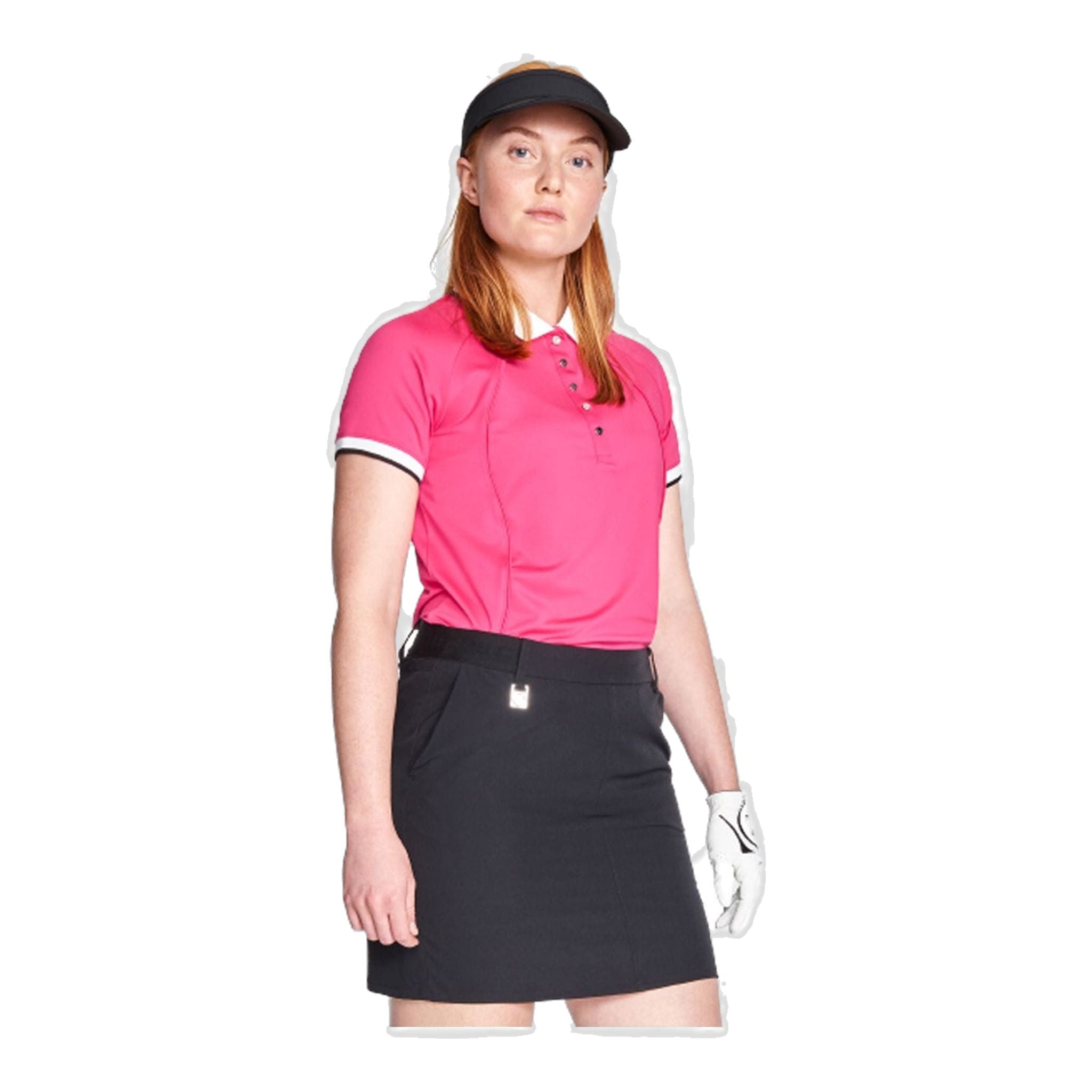 Röhnisch Poloshirt Poppy Raspberry Damen
