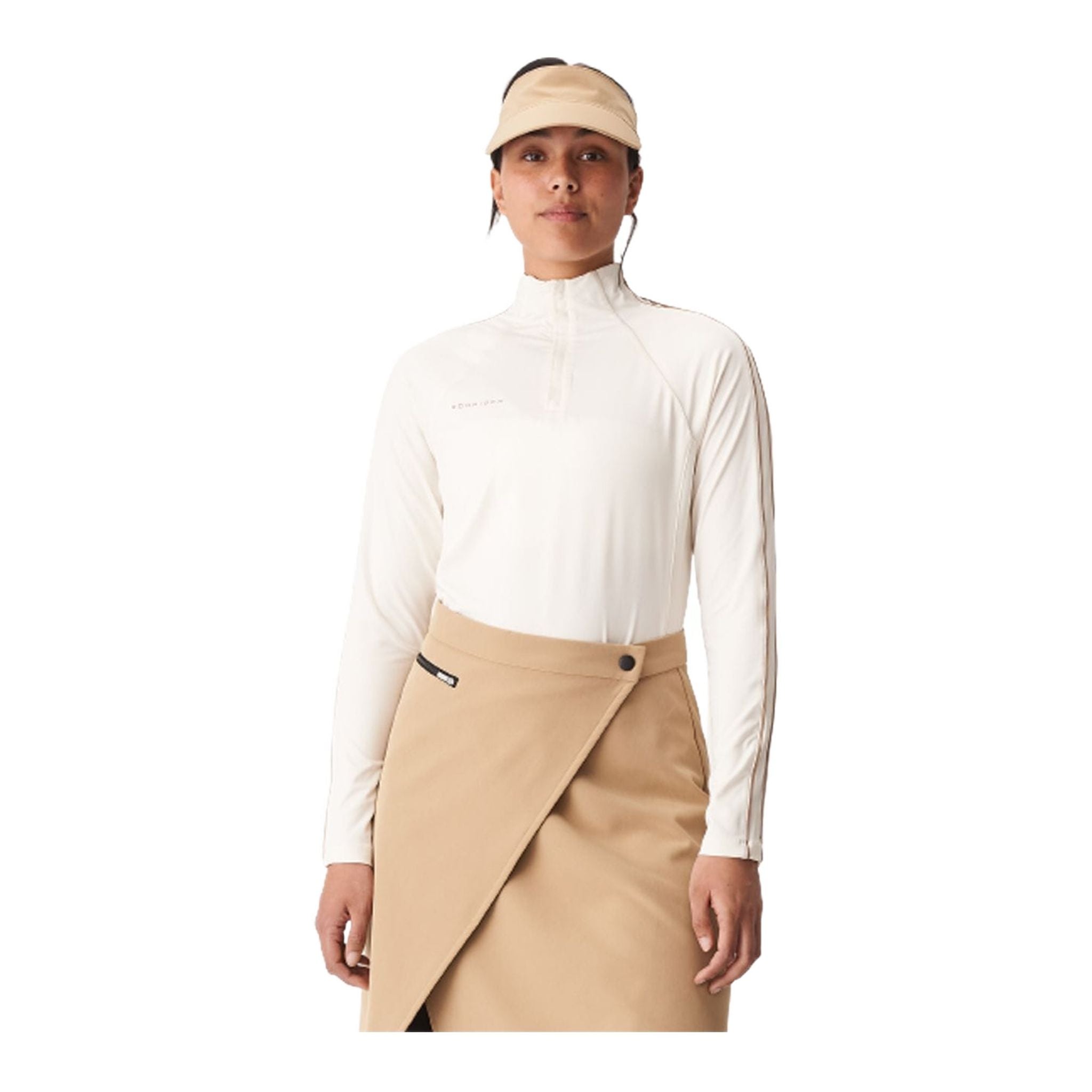 Röhnisch W Layer Serena Half Zip Weiß/Beige Damen