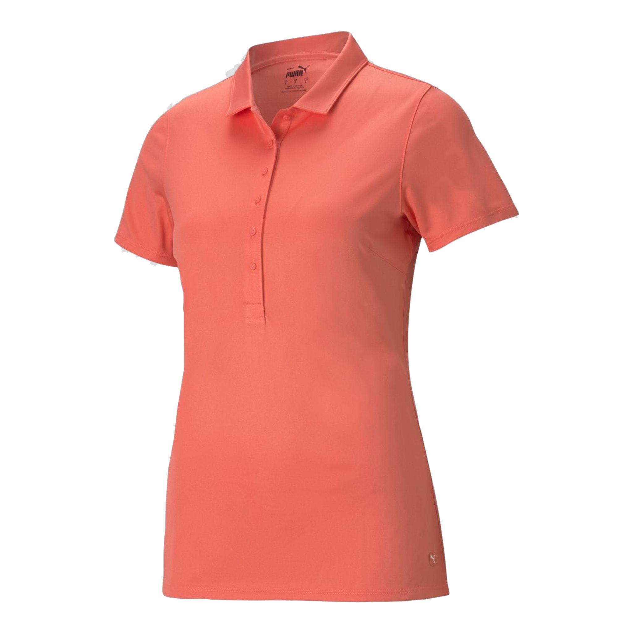 Puma W Rotation SS Polo Peach Damen