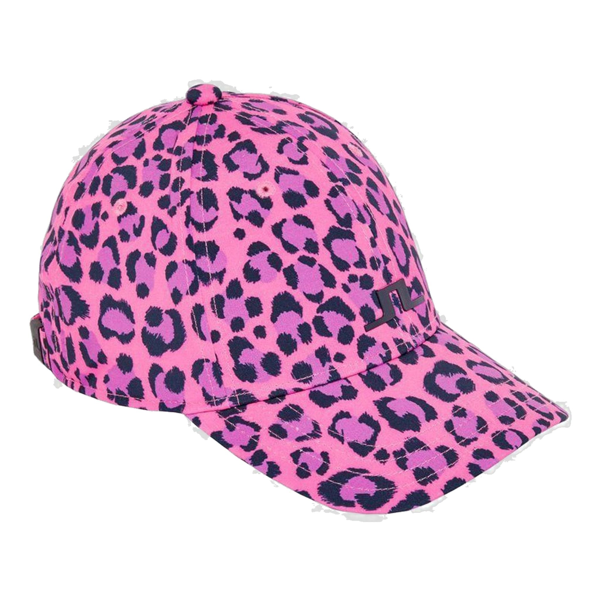 J. Lindeberg W Angie Cap-Tech Stretch Kappe Pink Leopard Damen