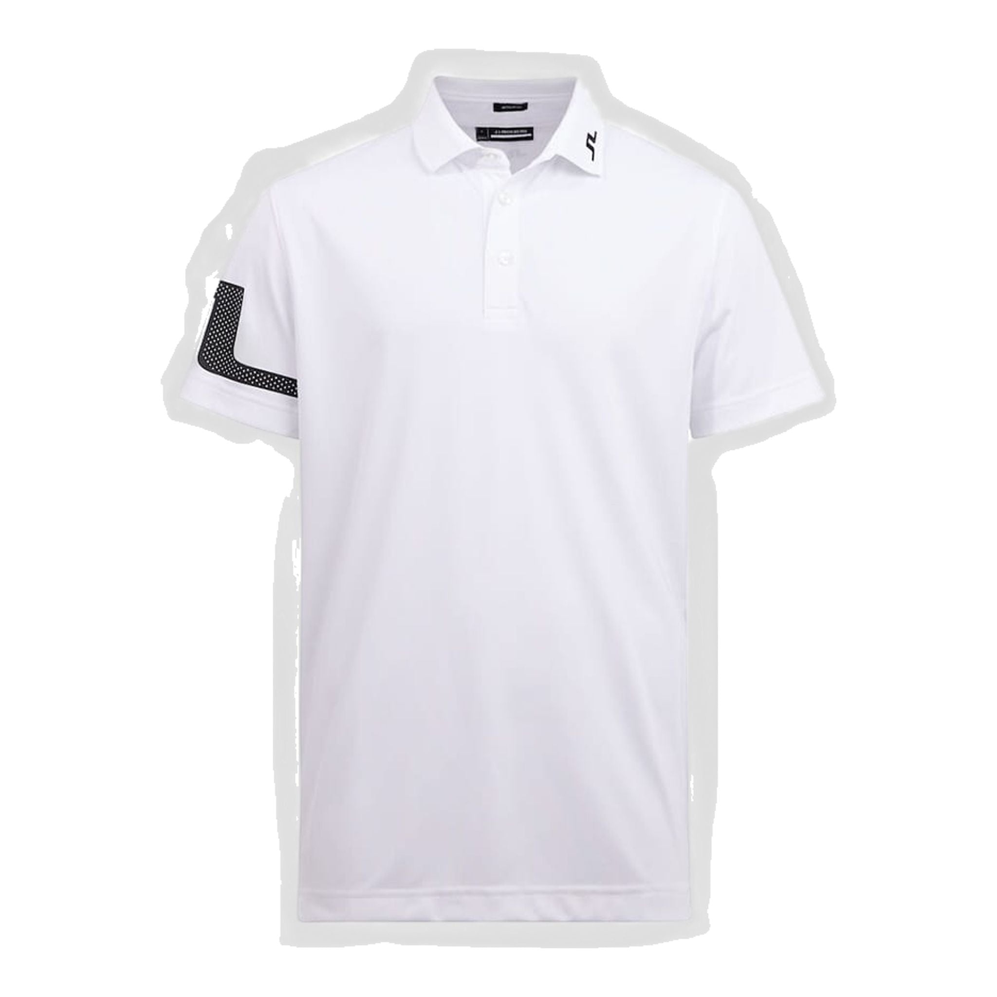 J. Lindeberg M Heath Regular Fit Golf Polo White Herren