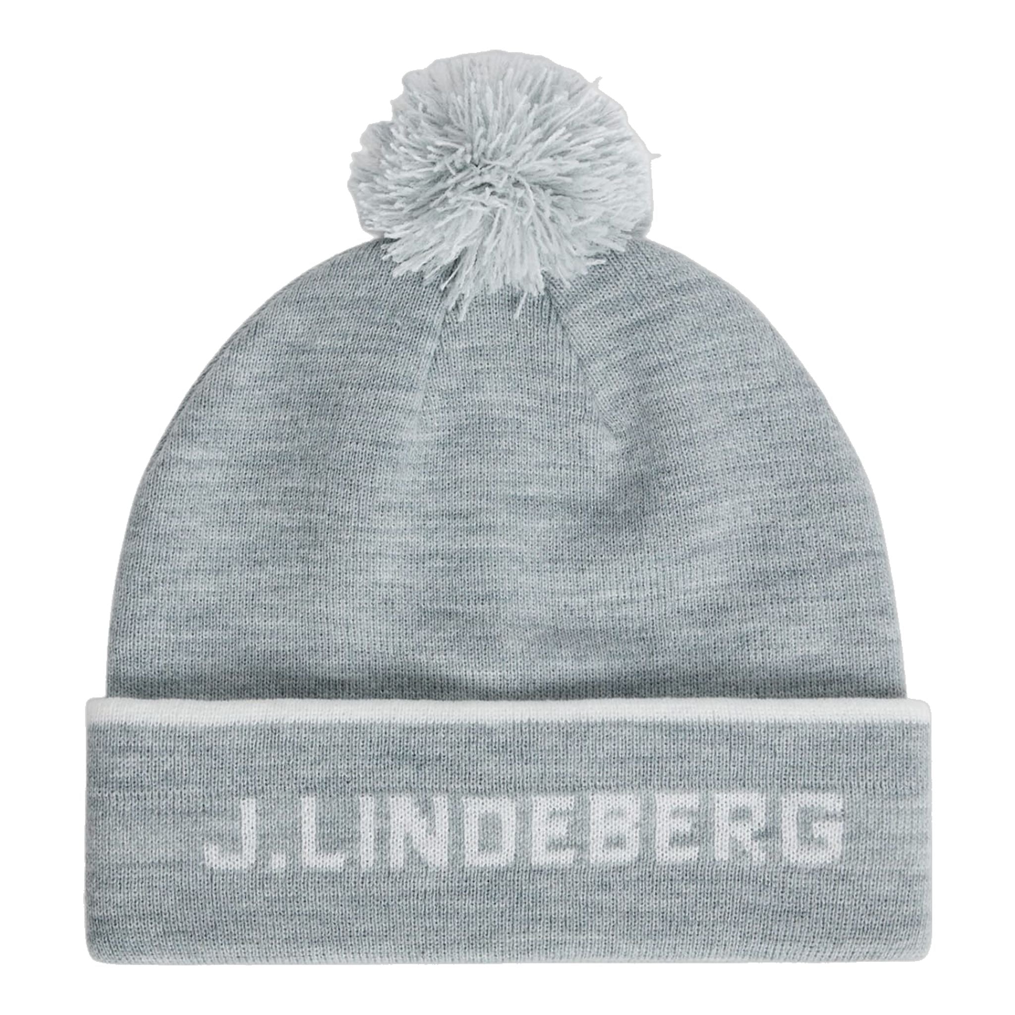 J. Lindeberg Stripe Beanie Herren Light Grey Melange Herren