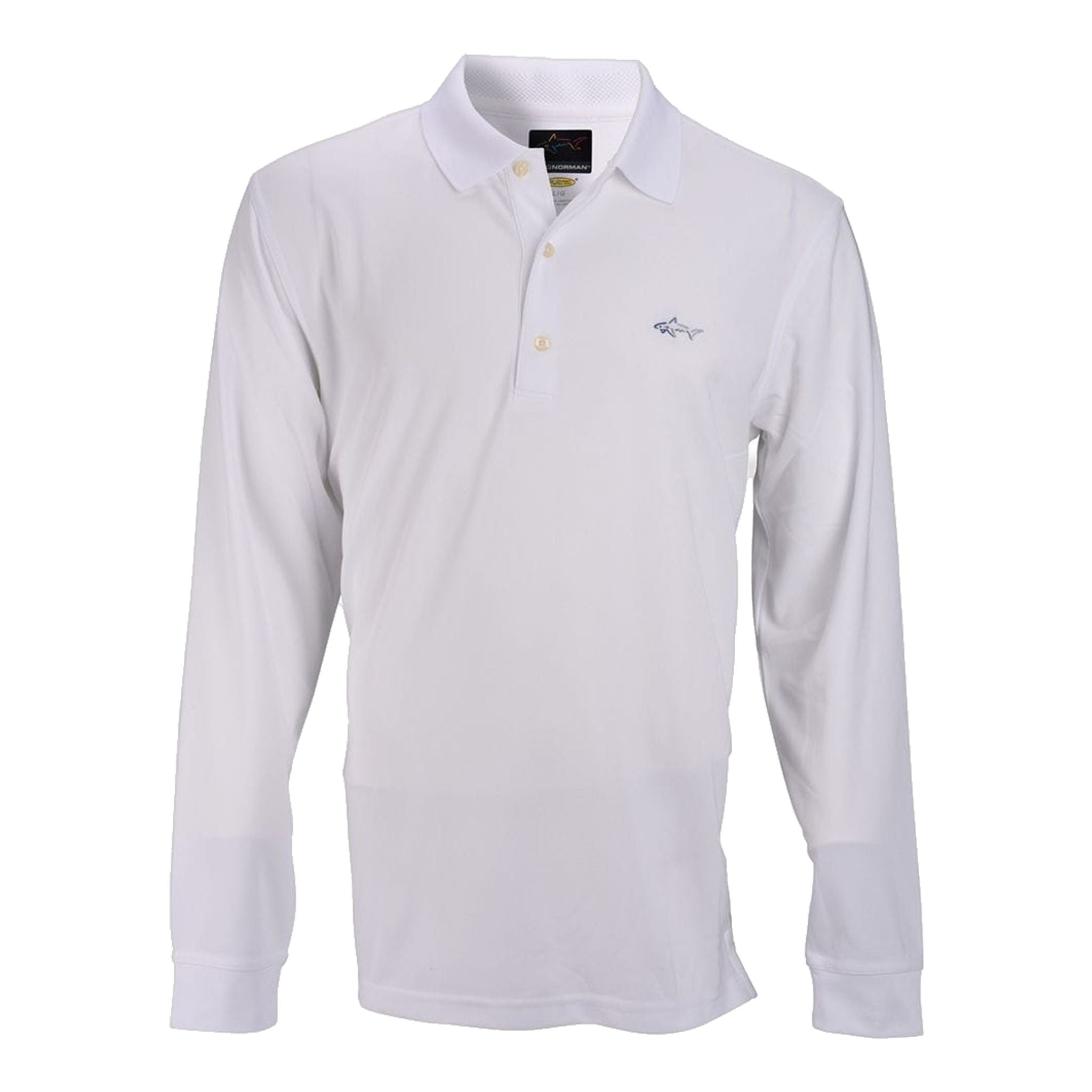 Greg Norman Pique Langarm-Poloshirt Herren