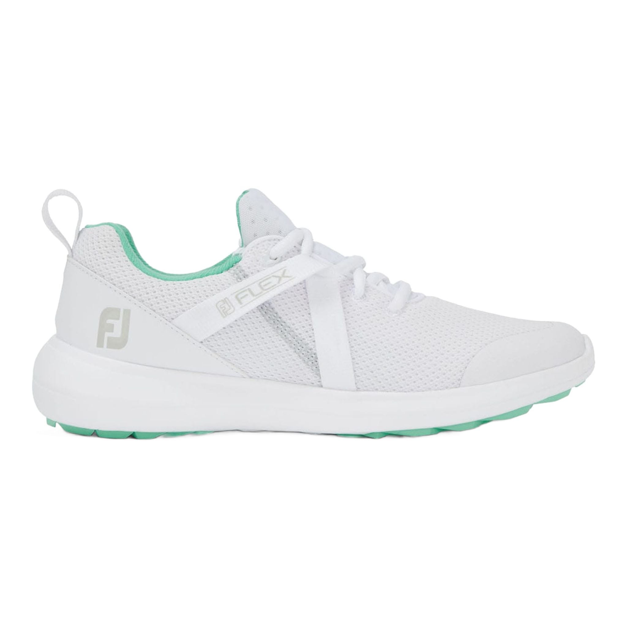 Footjoy W Flex White/Turquoise Damen