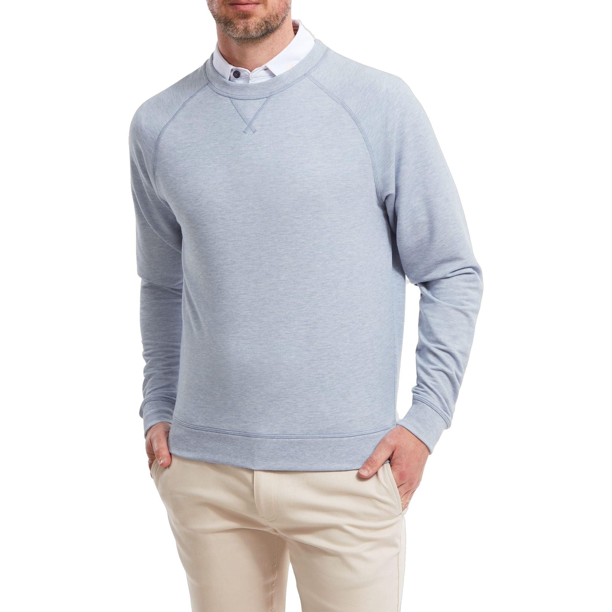 Footjoy Sweater Drirelease French Terry Crew Neck Sweater Herren