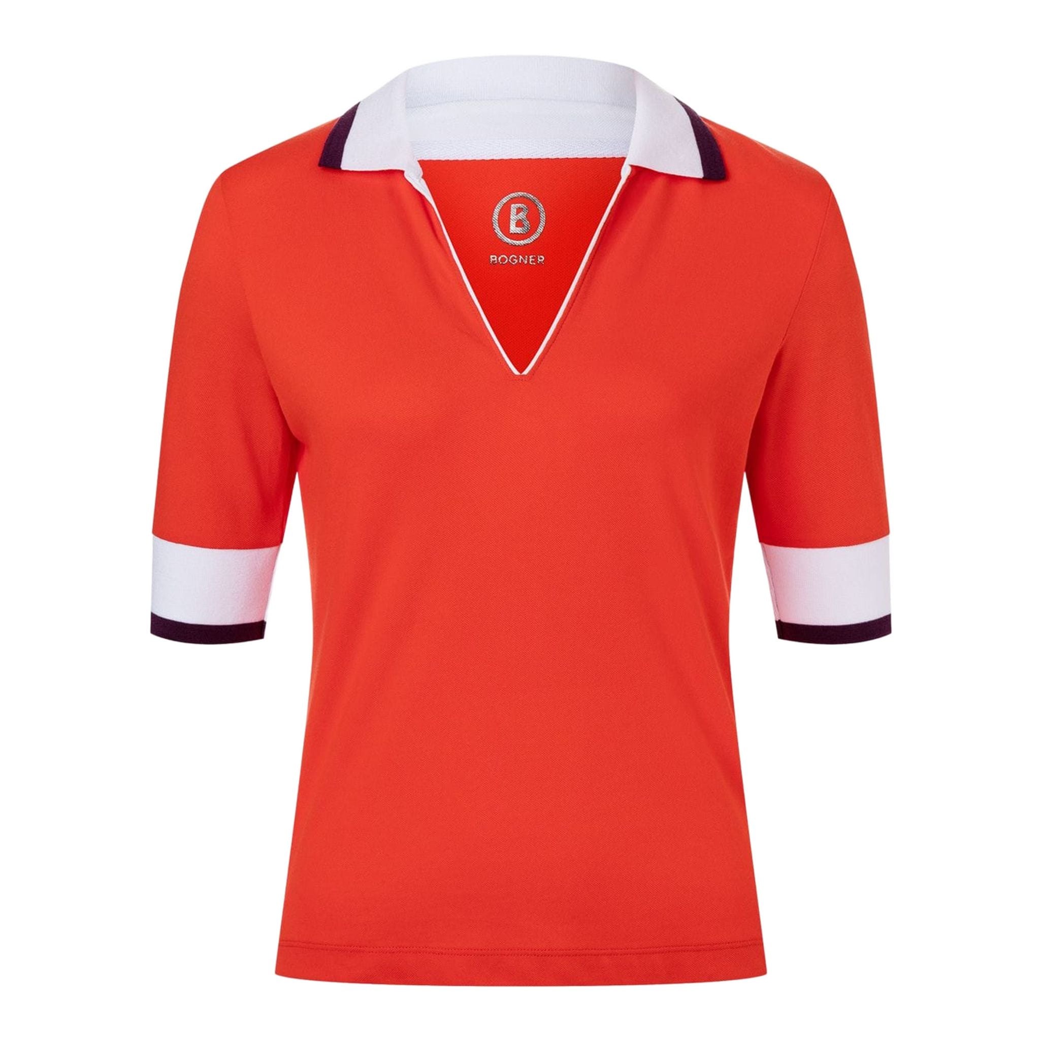 Bogner W Agata Polo Ferrari Red Damen