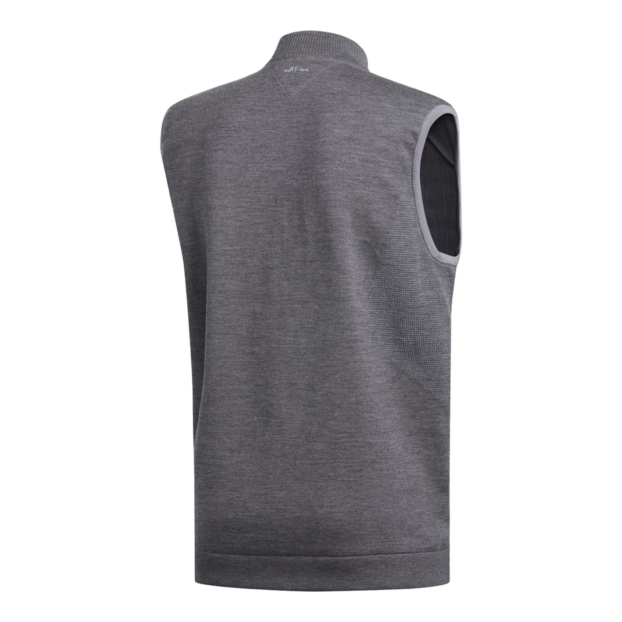 Adidas Gilet Adipure Quilted Hybrid Knit Grau Herren