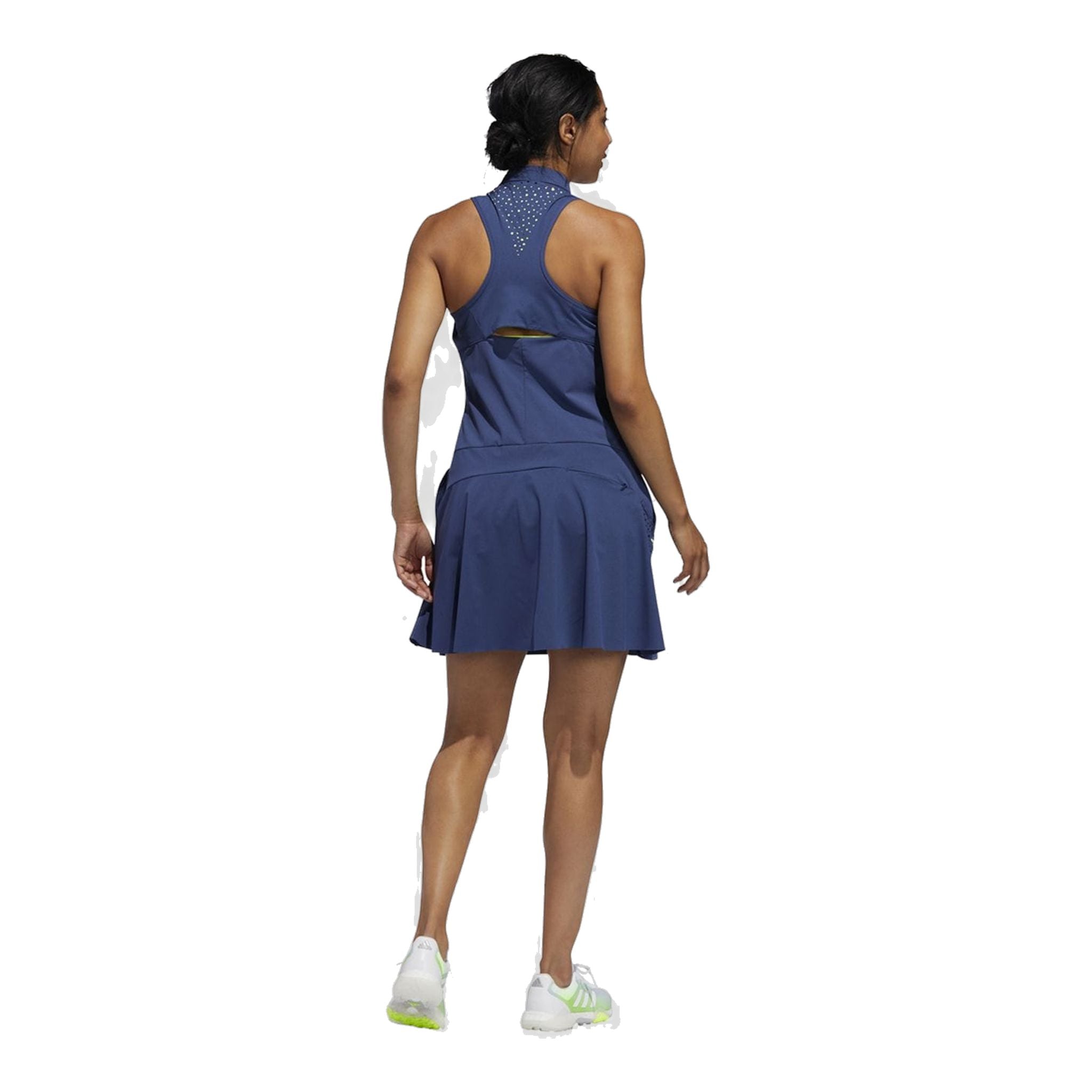 Adidas W Perforated Color Pop Dress Tech Indigo Damen