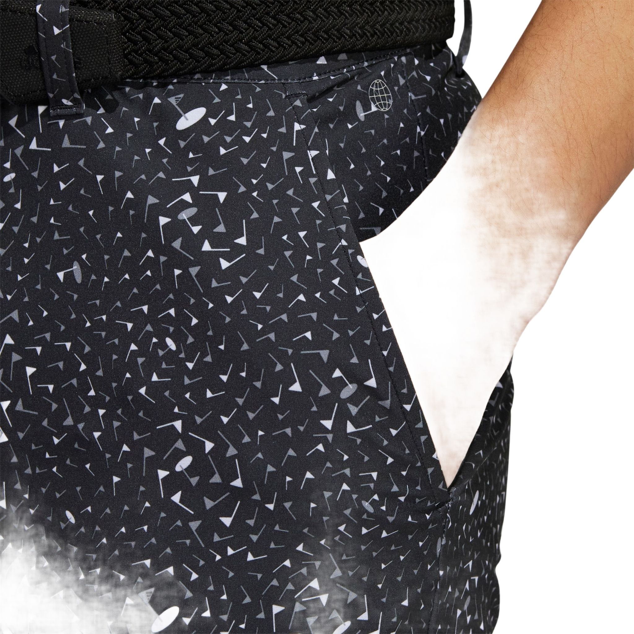 Adidas M Ultimate 365 Flag Print Short Schwarz/Grey Three Herren