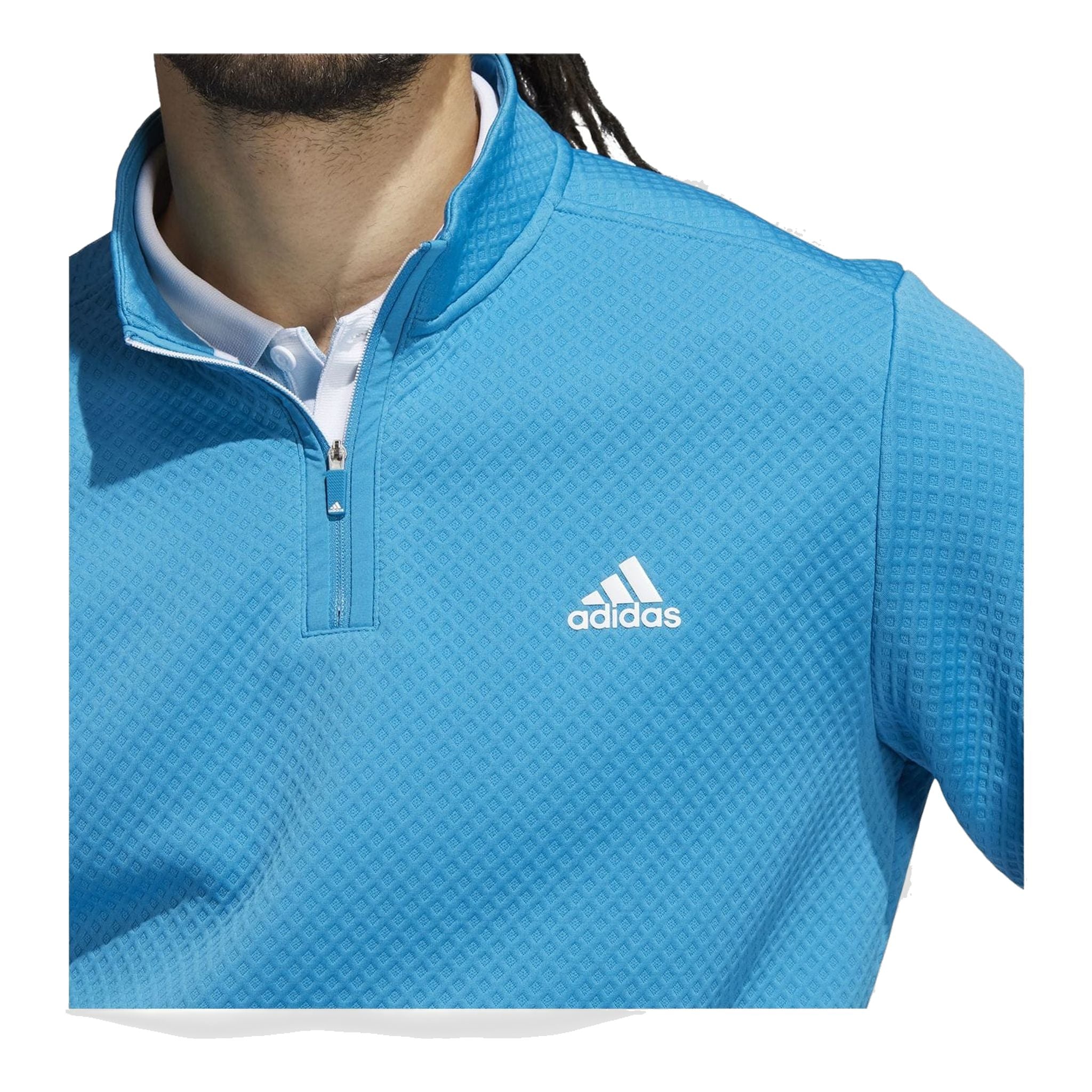 Adidas Sweater DWR Half Zip Türkis Herren