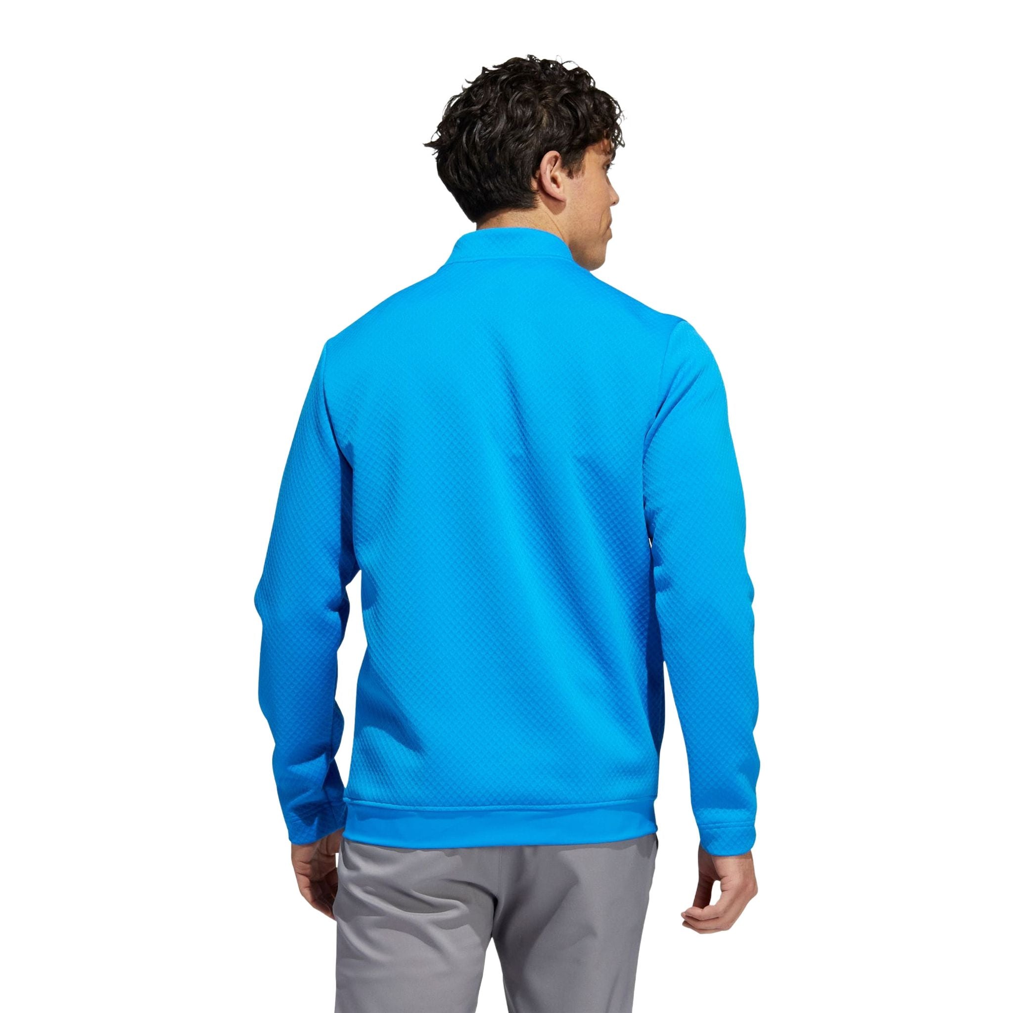 Adidas M Durable Water-Repellent 1/4 Zip Pullover Blue Ru Herren