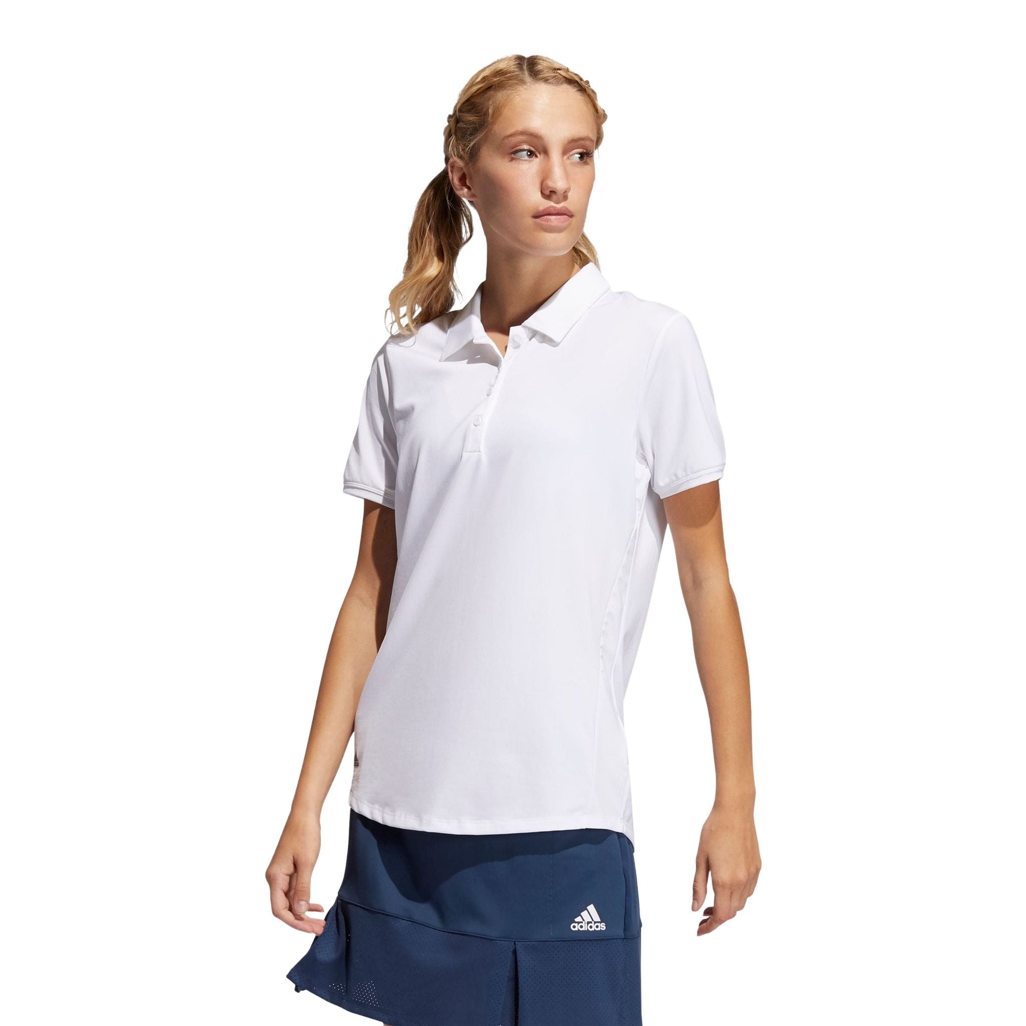 Adidas W Polo Ultimate 365 Solid Weiß Damen