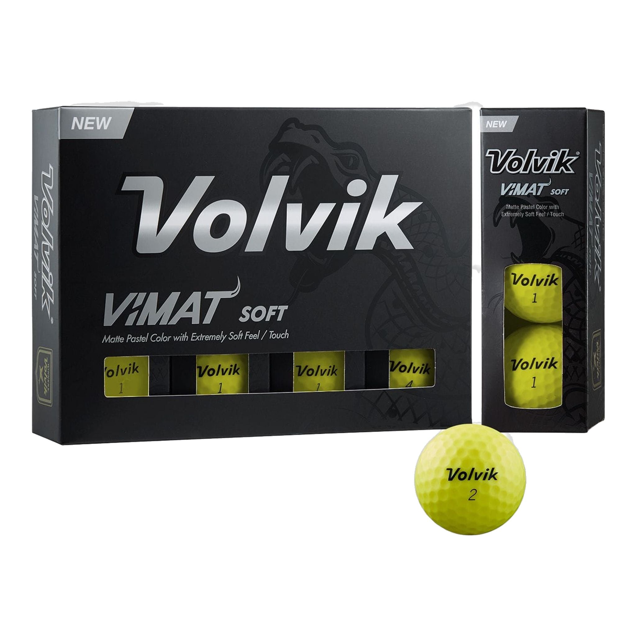 Volvik Vimat Soft 2022 12Bälle Gelb