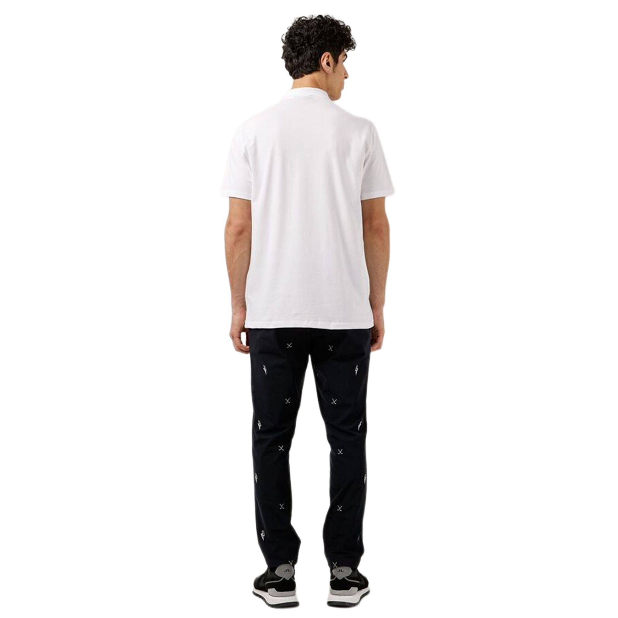 J. Lindeberg Polo JL Strike Rib Jersey Herren