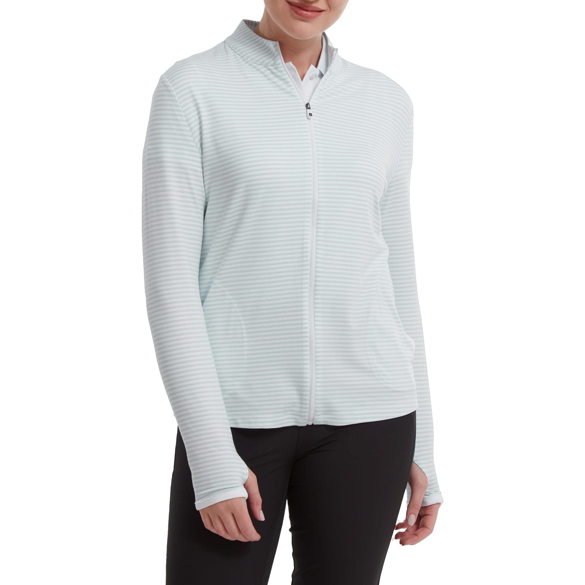 Dámska bunda Footjoy Jersey Stripe Midlayer