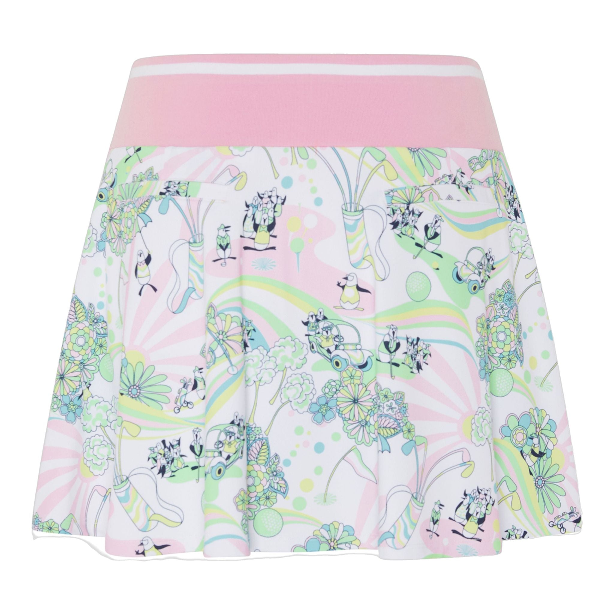 Original Penguin Groovy Pete Printed Flounce Skort Damen