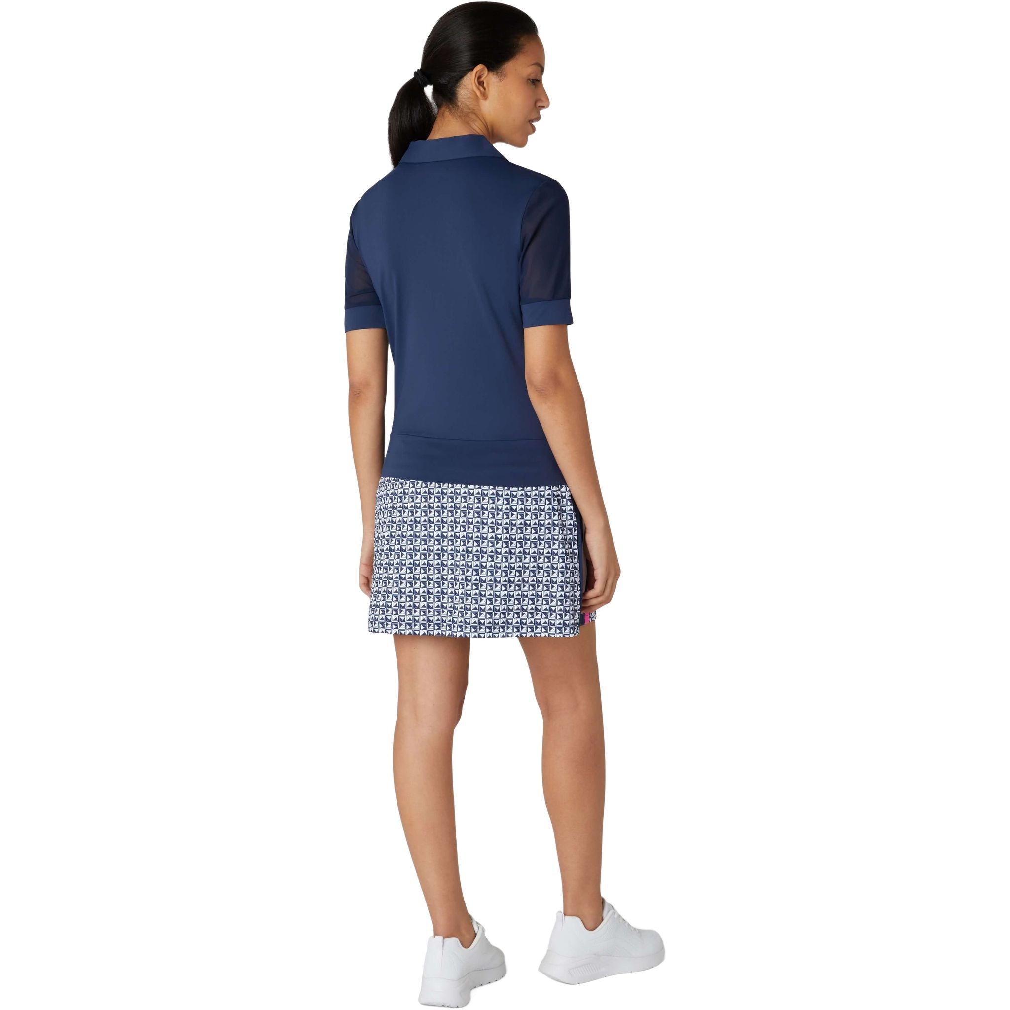 Original Penguin 1/2-Sleeve Mesh Blocked Polo Damen