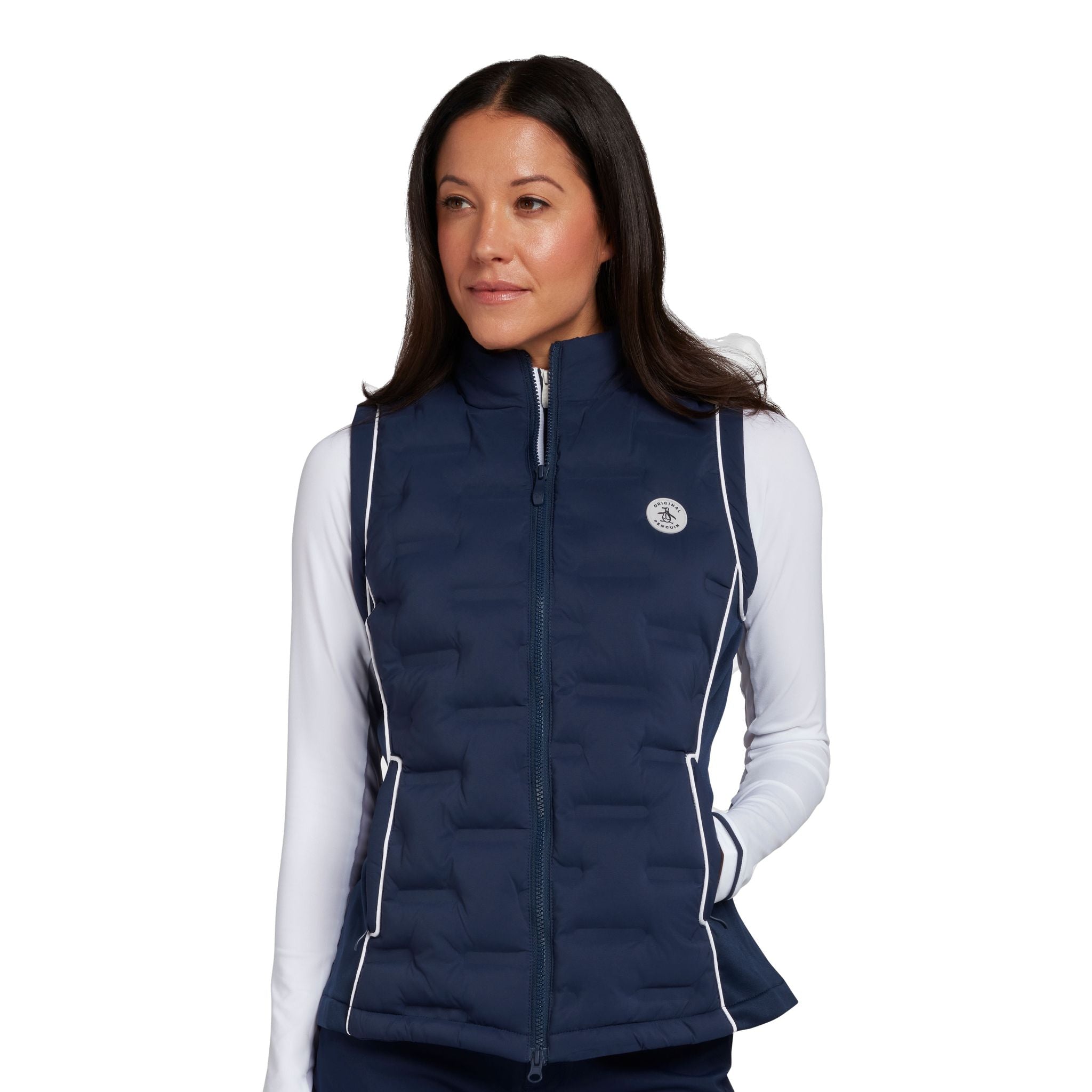 Original Penguin Insulated Woven Weste Damen