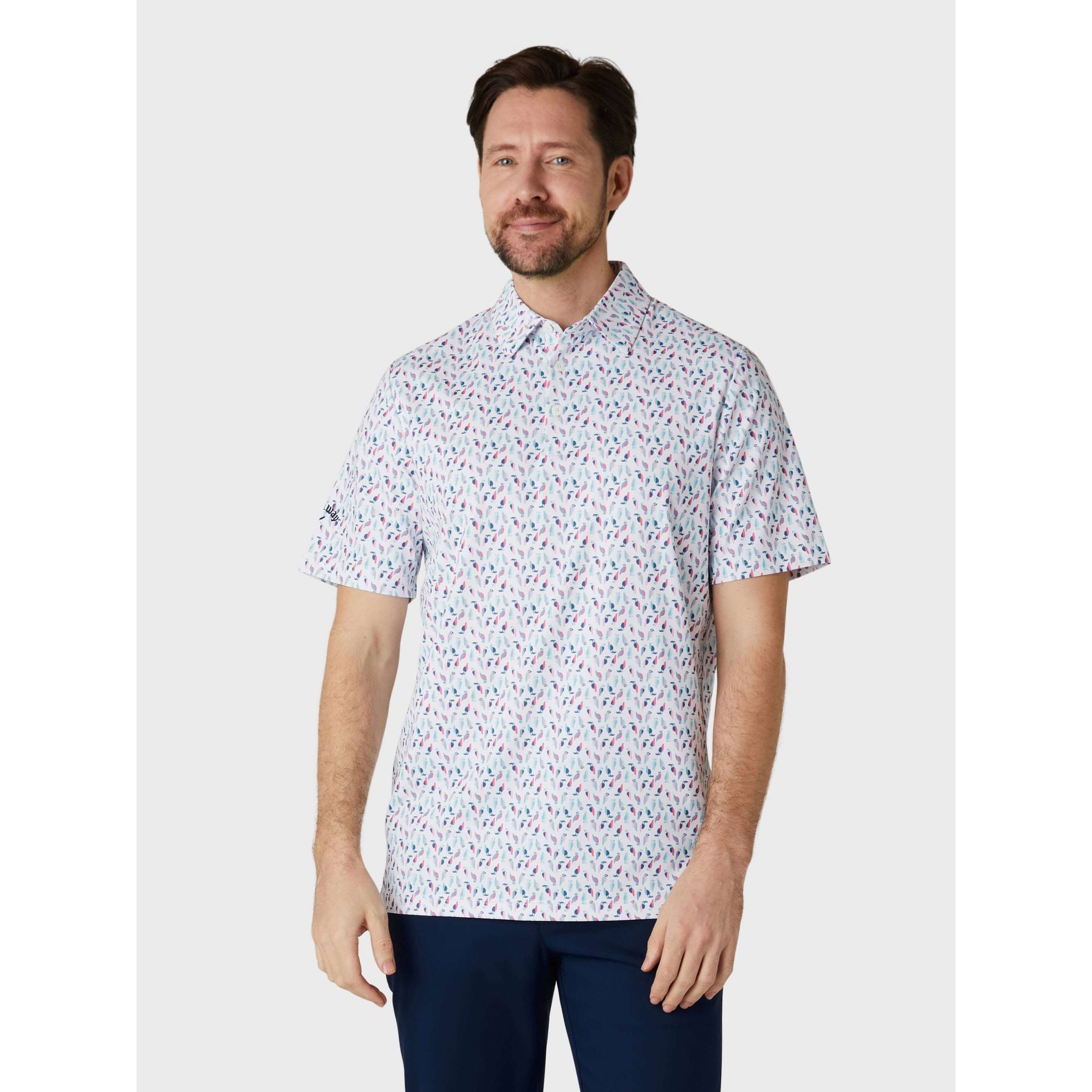 Callaway All Over Bir Polo Herren