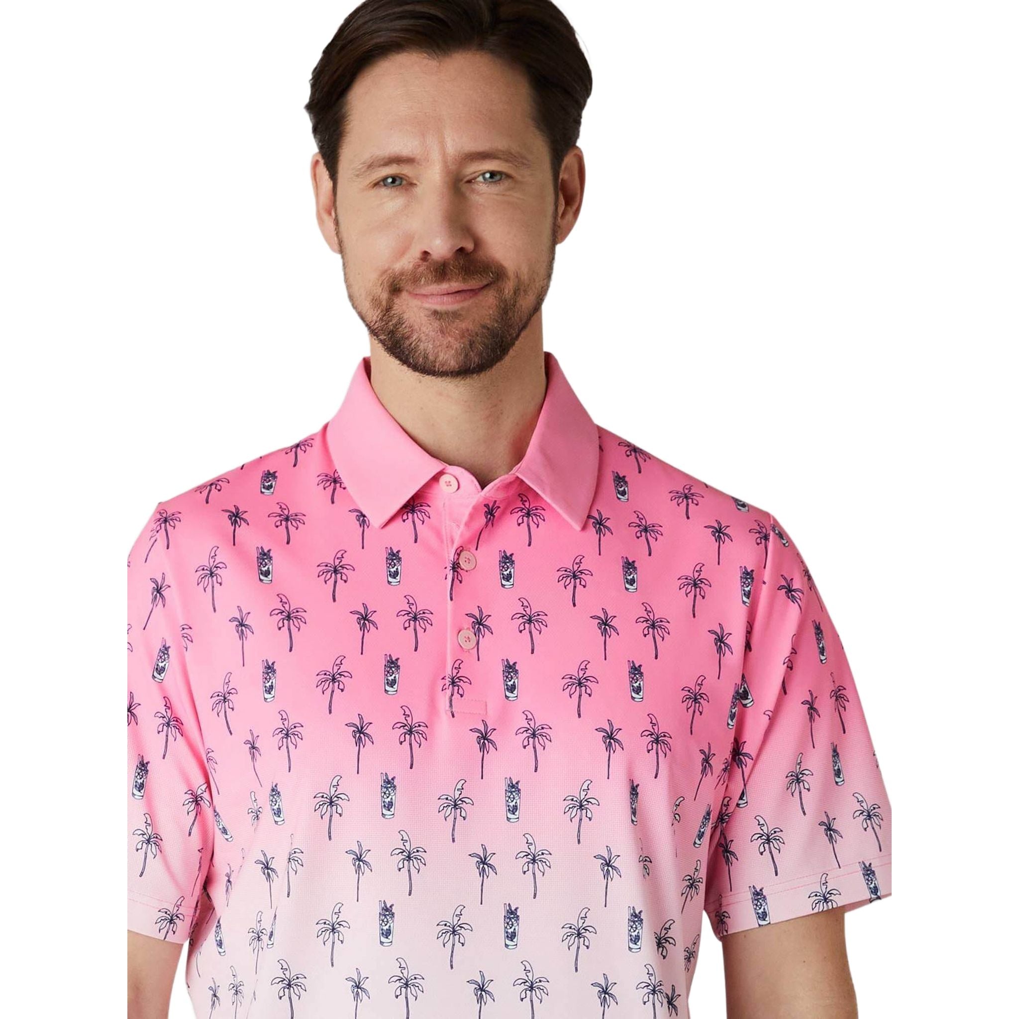 Callaway Short Sleeve Mojito Ombre Polo Herren